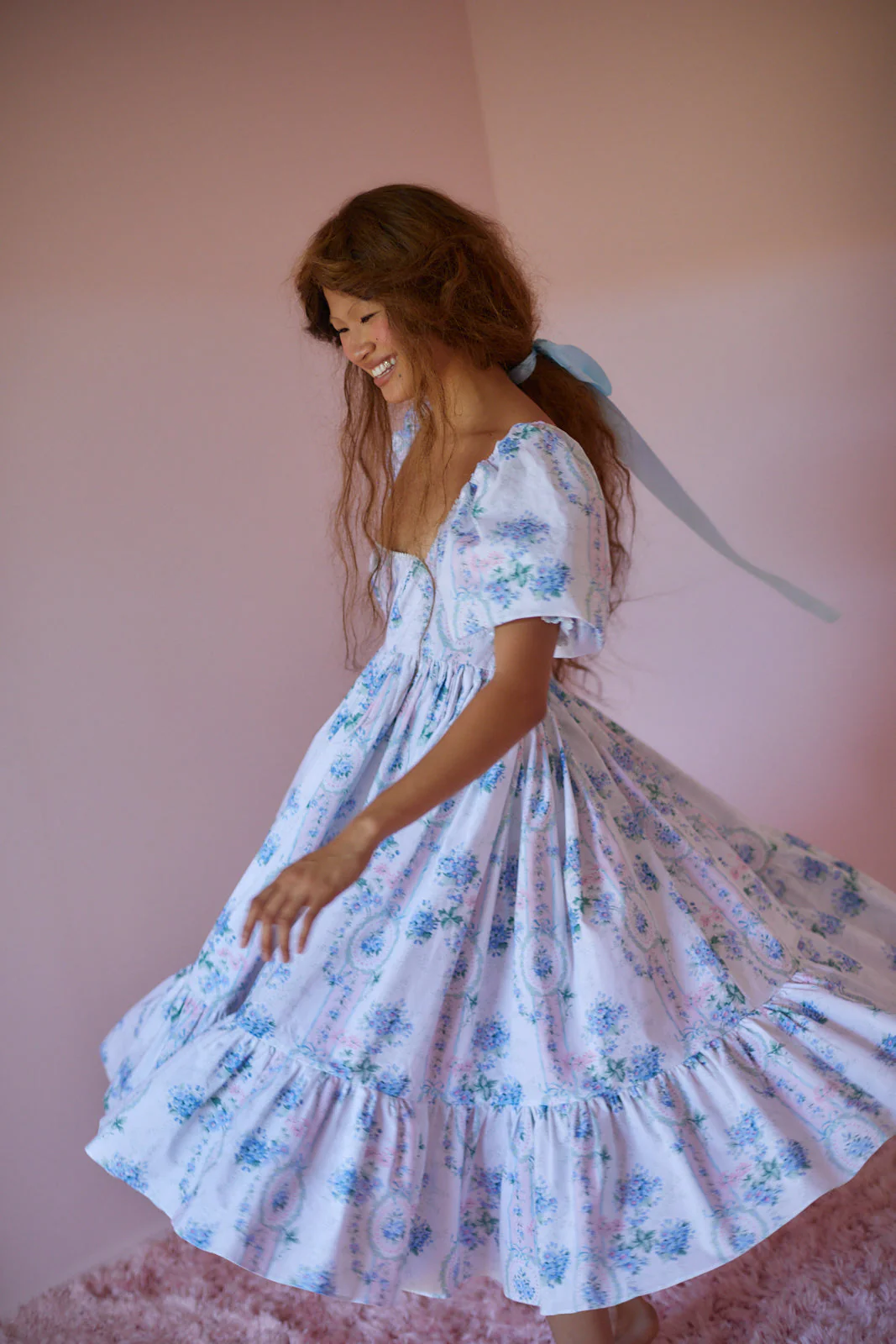 La Belle Etoile Cotton French Puff Dress - Image 8
