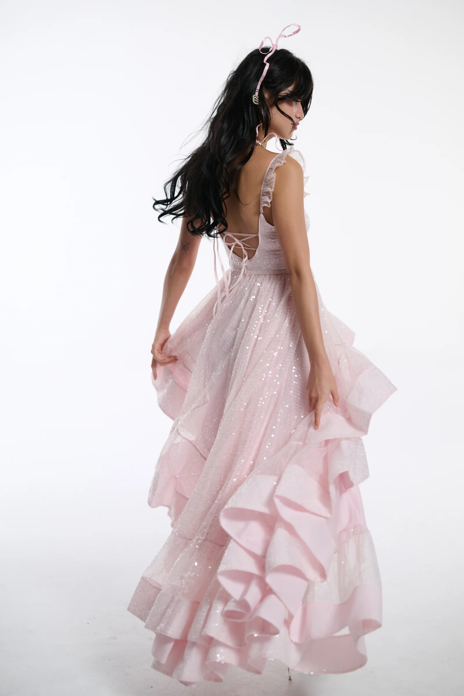 Legs For Days Sparkling Dress - Image 3
