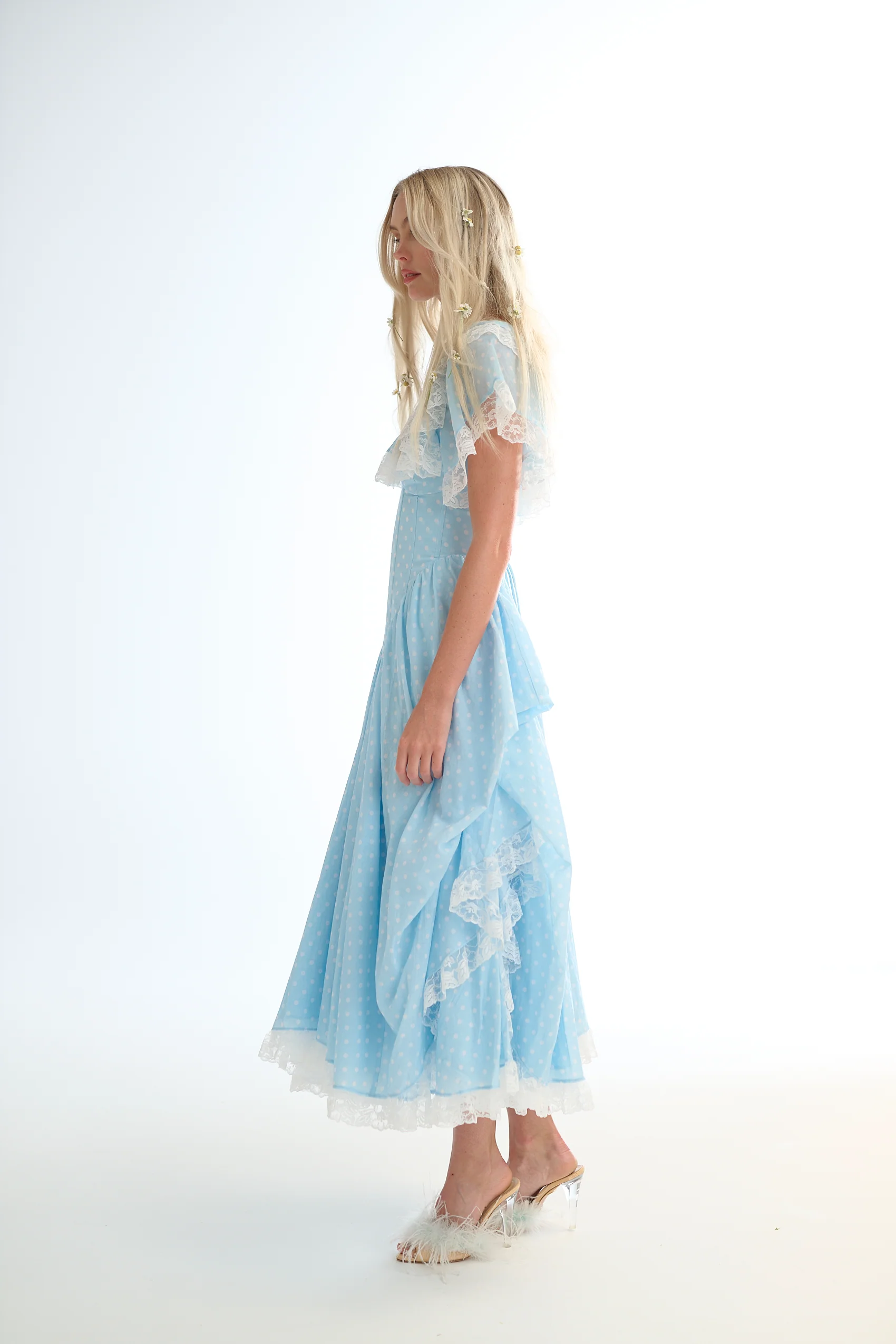 The Baby Blue Polka Dot Cupid Dress - Image 20