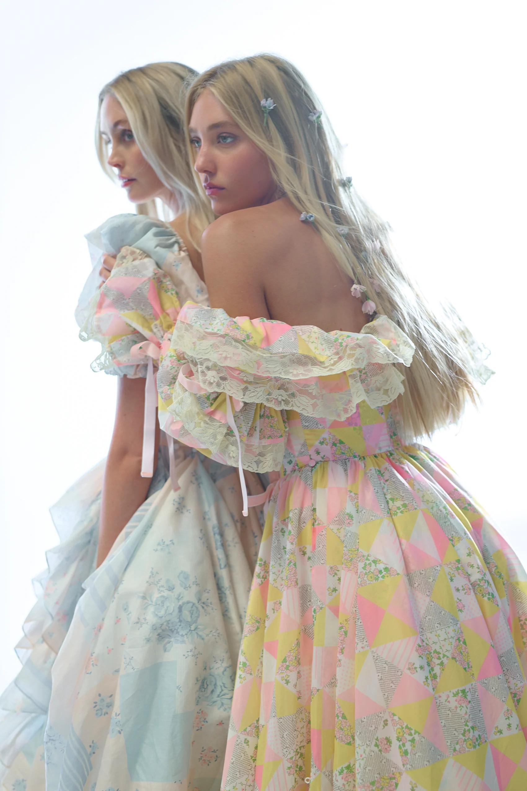 The Babysitter Silk Organdy In Bloom Gown - Image 40