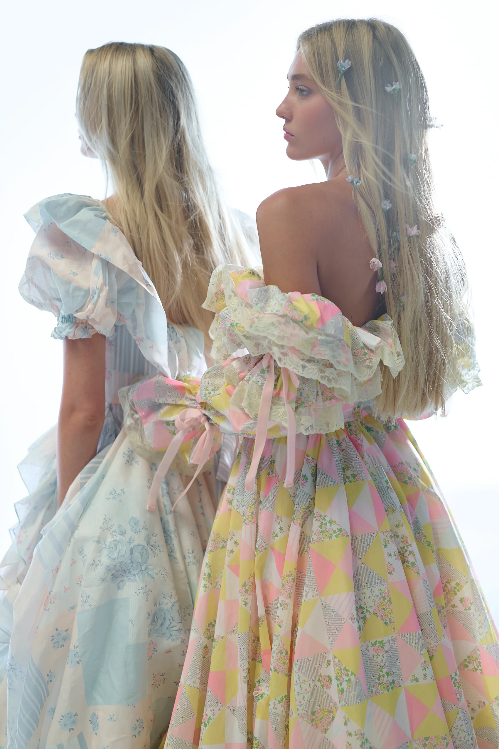 The Babysitter Silk Organdy In Bloom Gown - Image 43