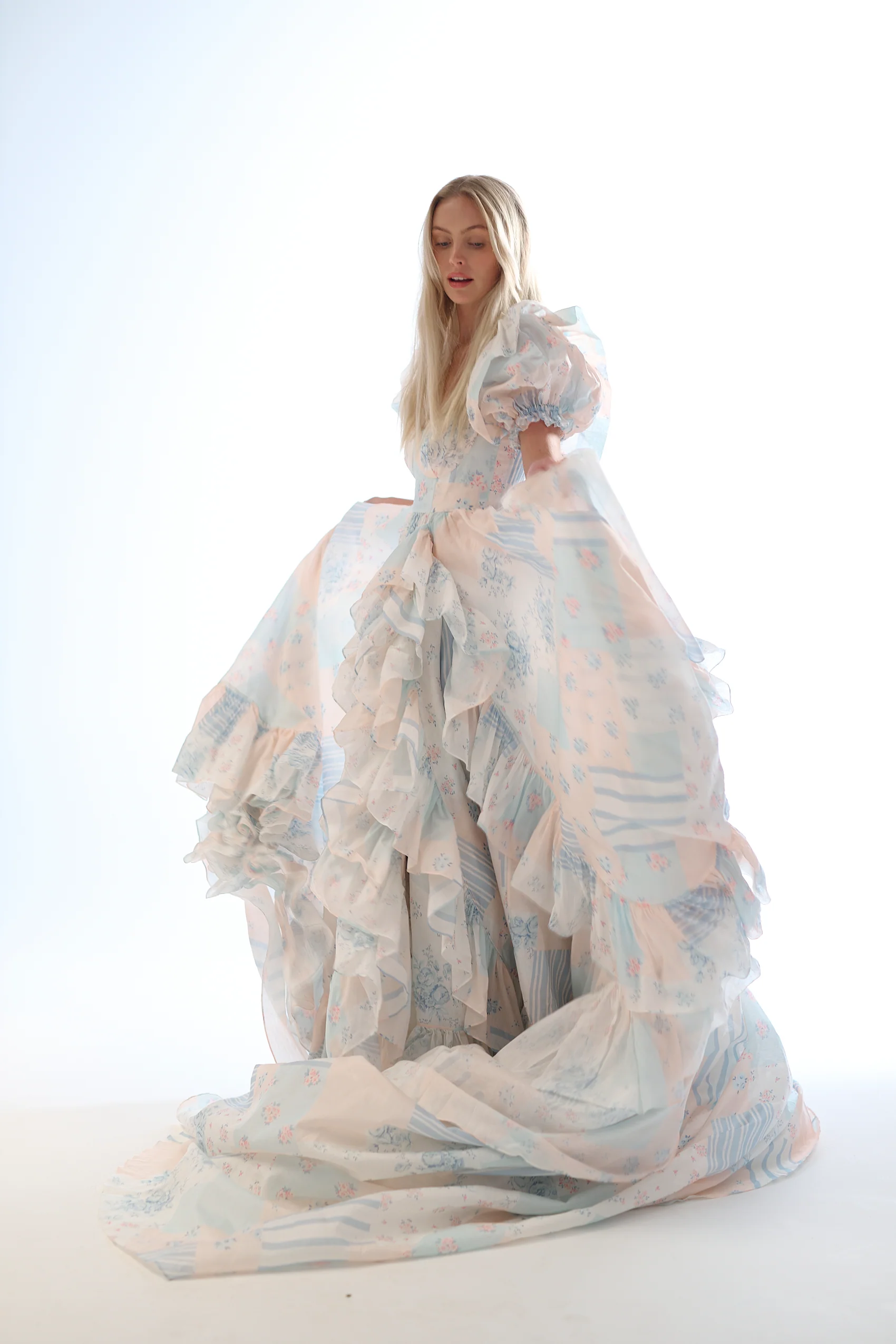 The Babysitter Silk Organdy In Bloom Gown - Image 5