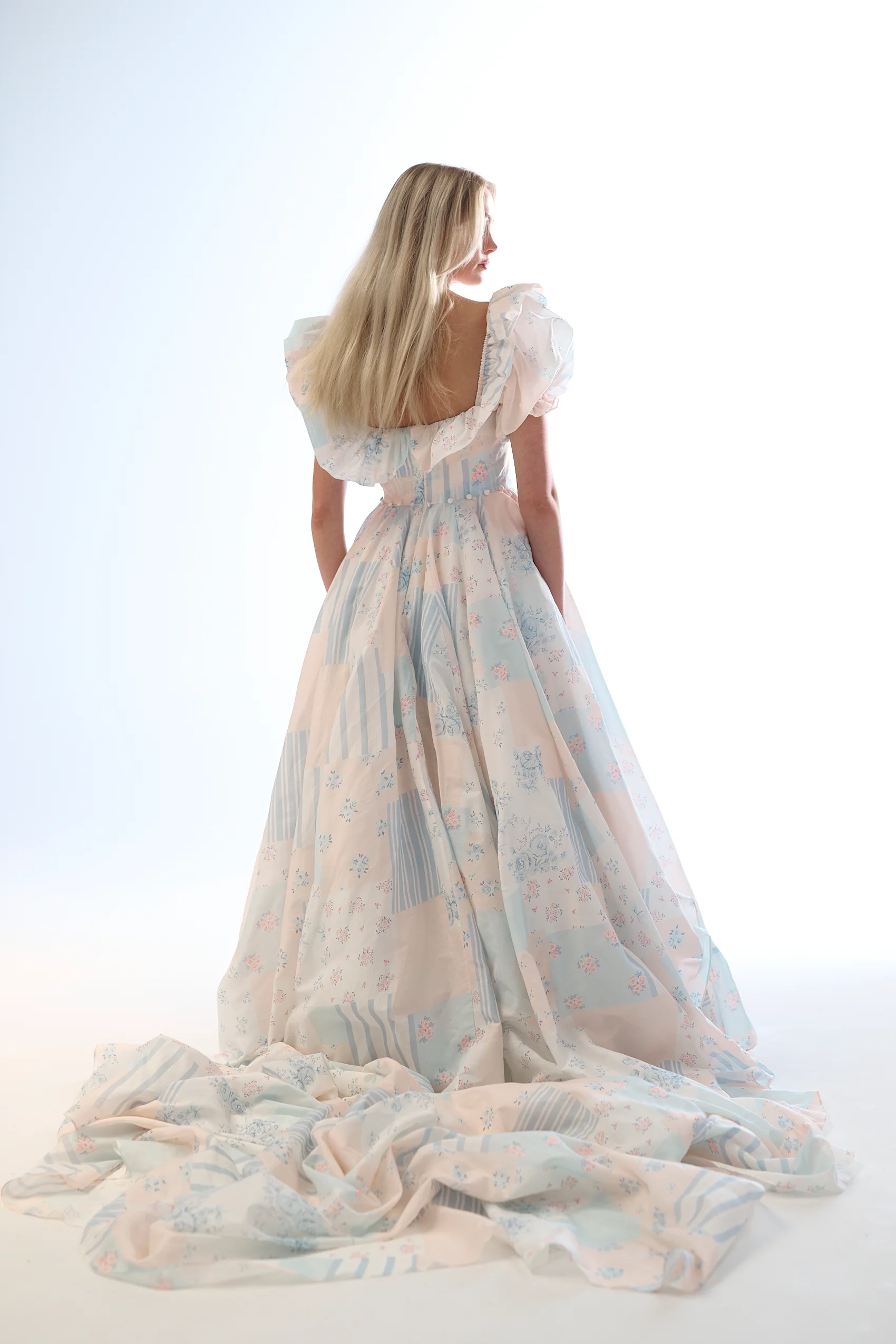 The Babysitter Silk Organdy In Bloom Gown - Image 8