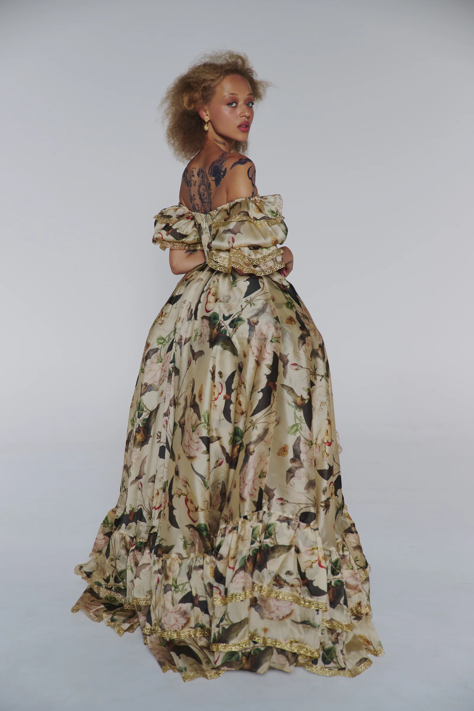 The Bats and the Bees Silk Courtesan Gown - Image 12