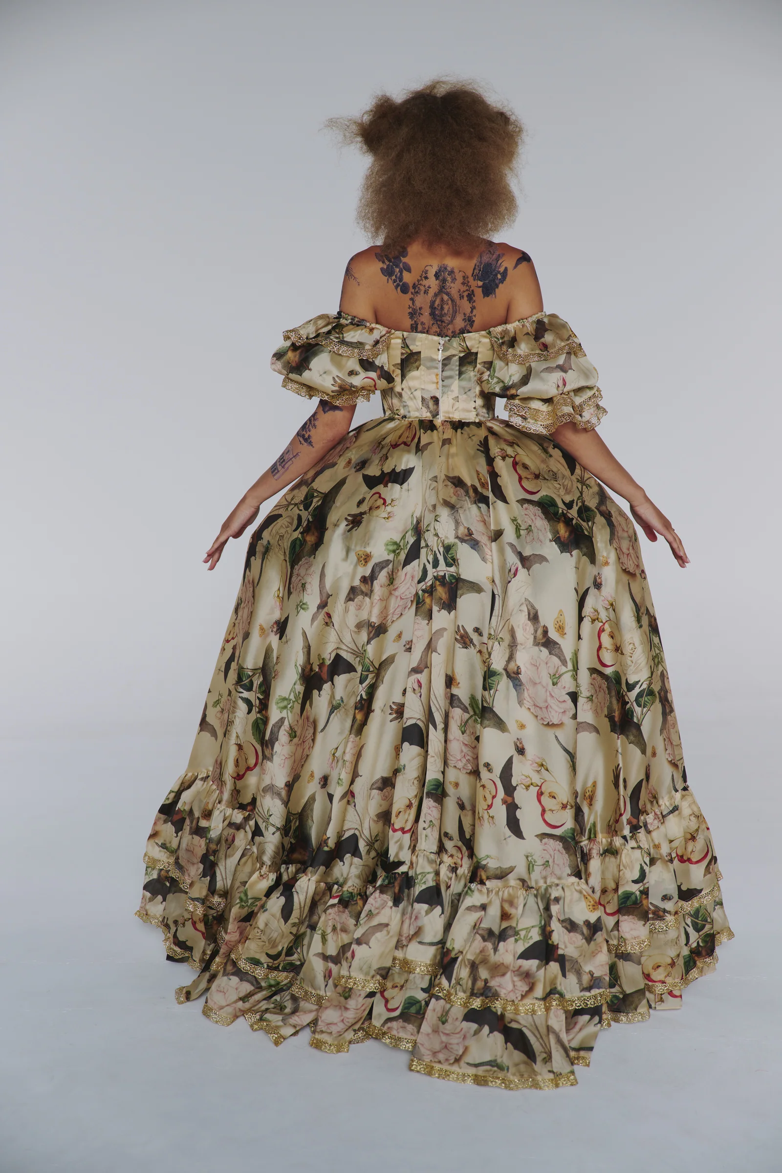 The Bats and the Bees Silk Courtesan Gown - Image 13