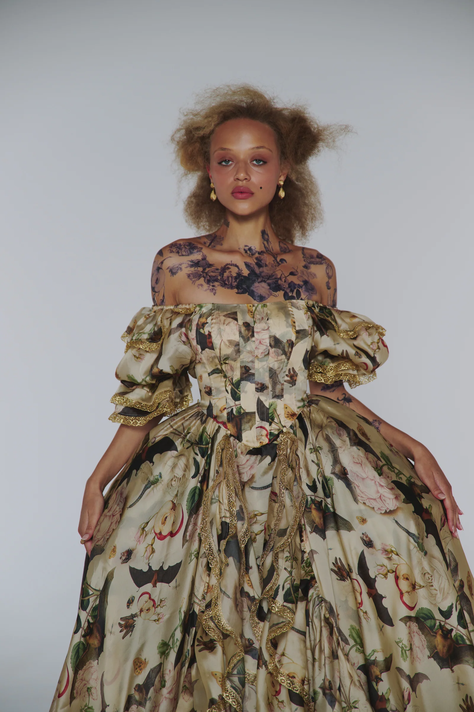 The Bats and the Bees Silk Courtesan Gown - Image 17
