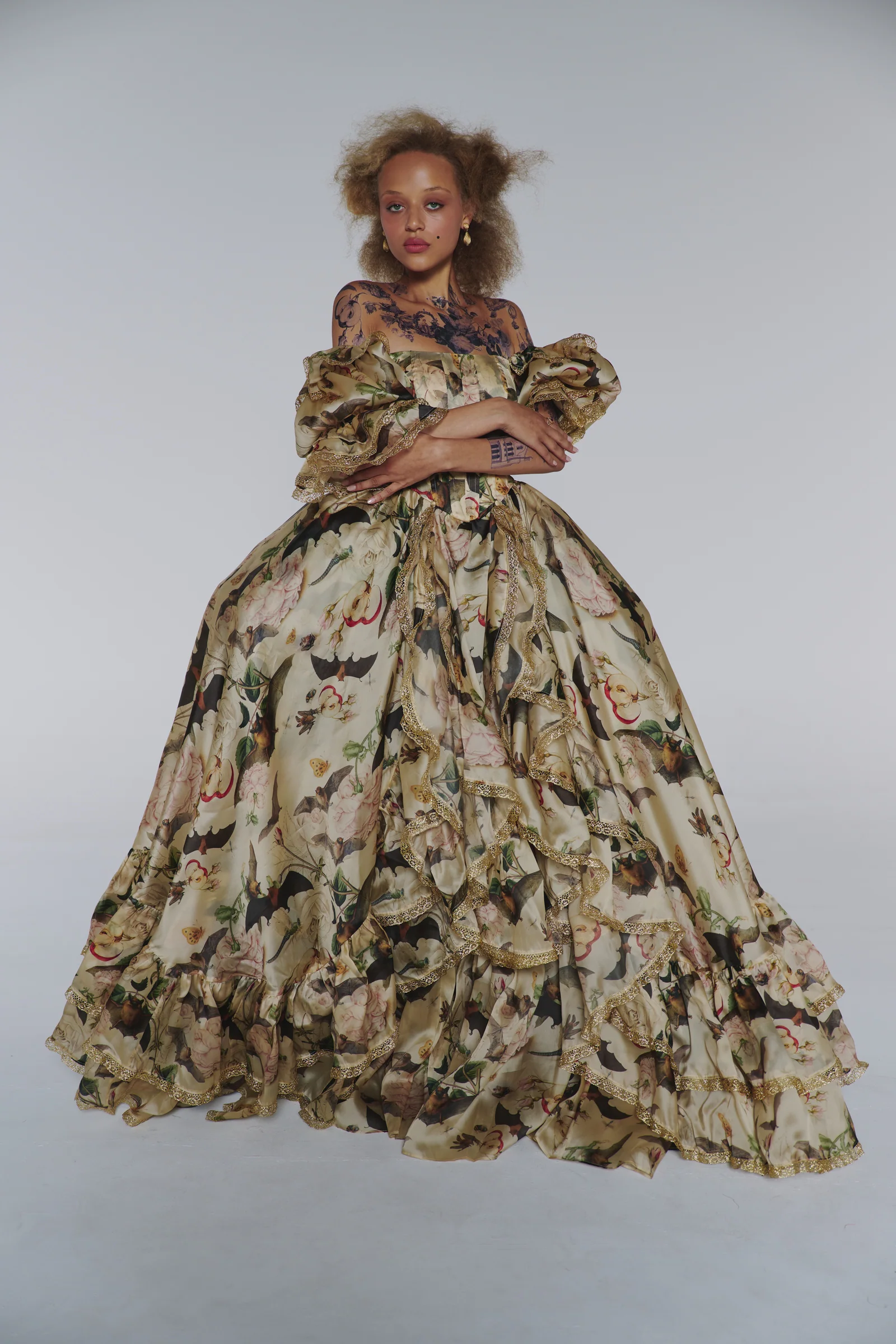 The Bats and the Bees Silk Courtesan Gown - Image 20