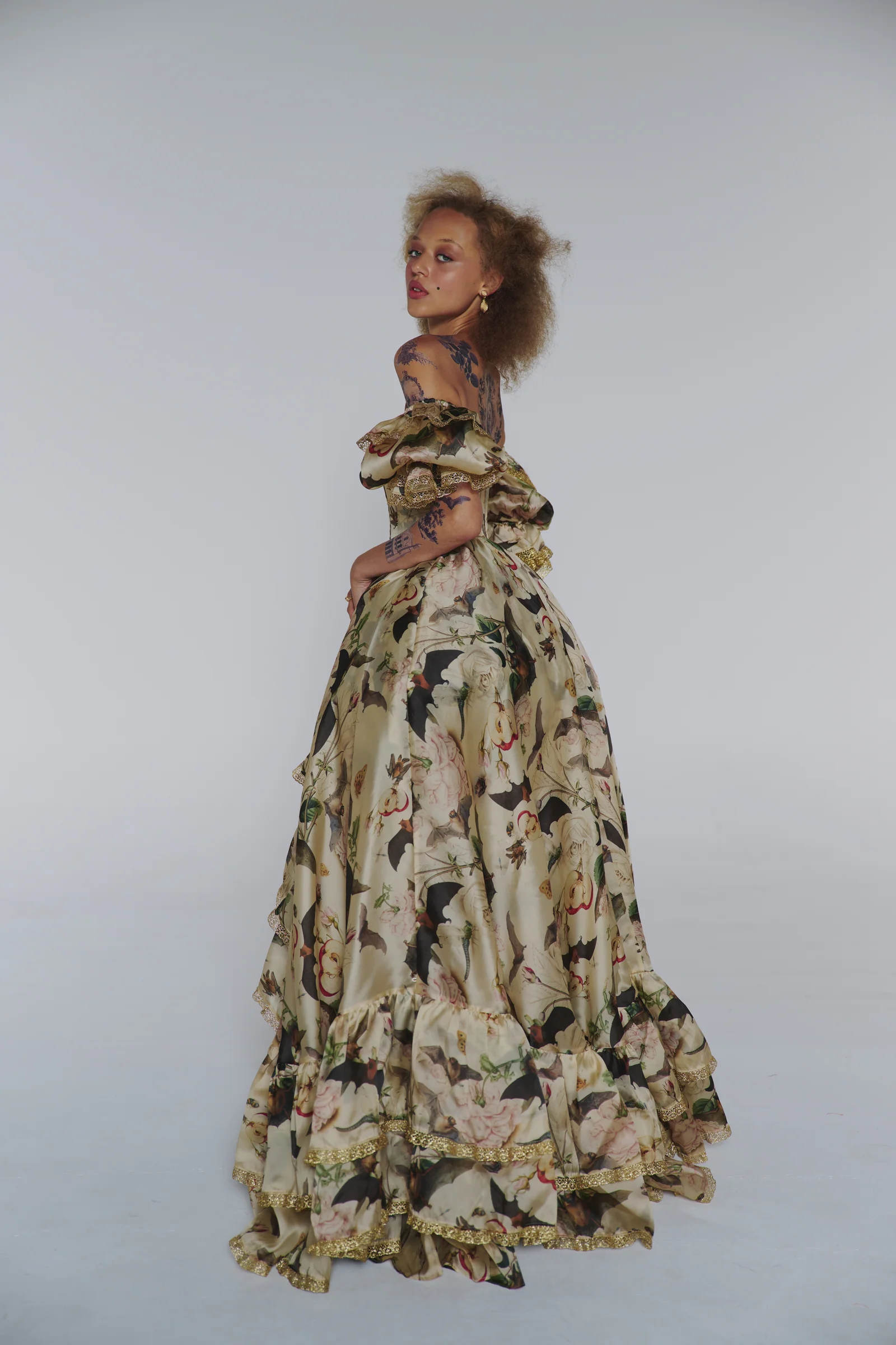 The Bats and the Bees Silk Courtesan Gown - Image 21