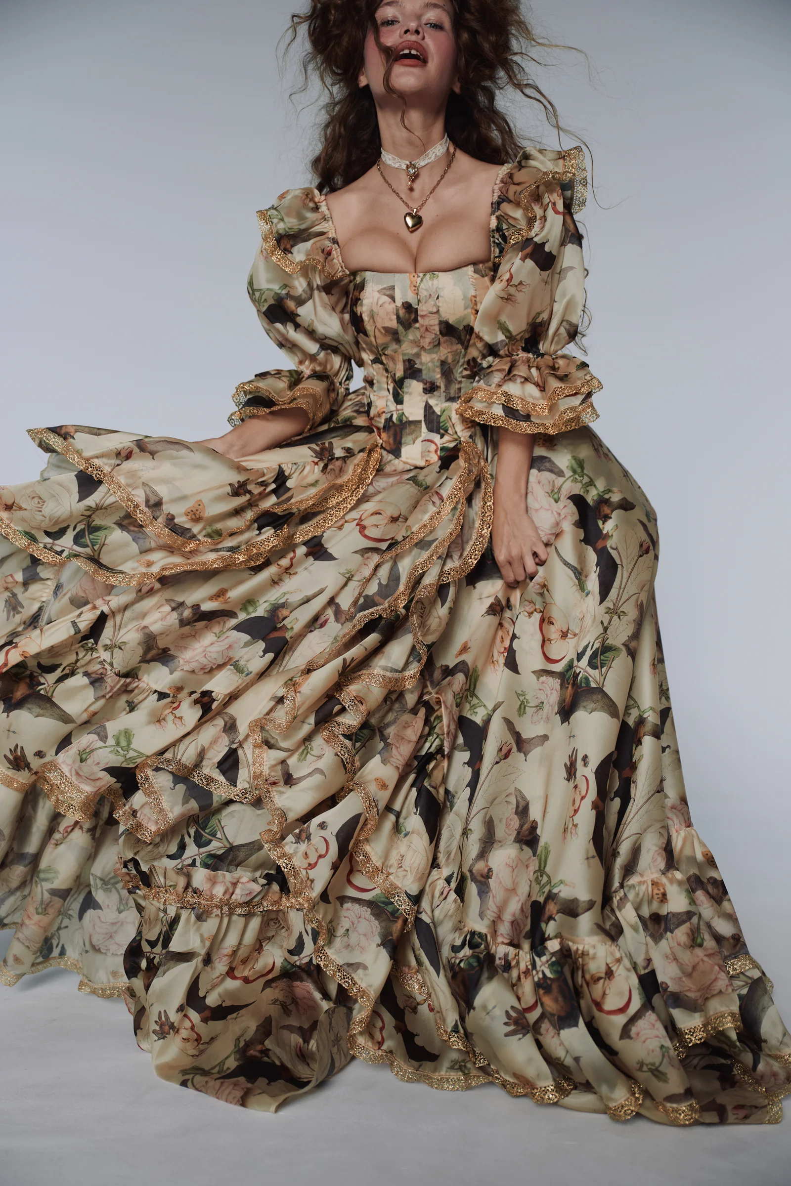 The Bats and the Bees Silk Courtesan Gown - Image 30
