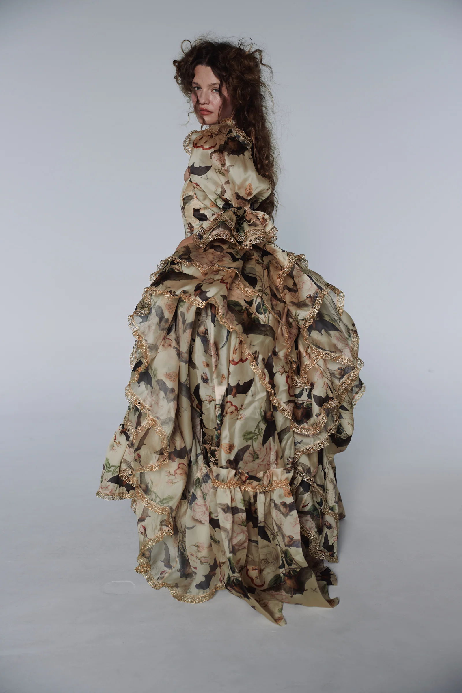 The Bats and the Bees Silk Courtesan Gown - Image 32