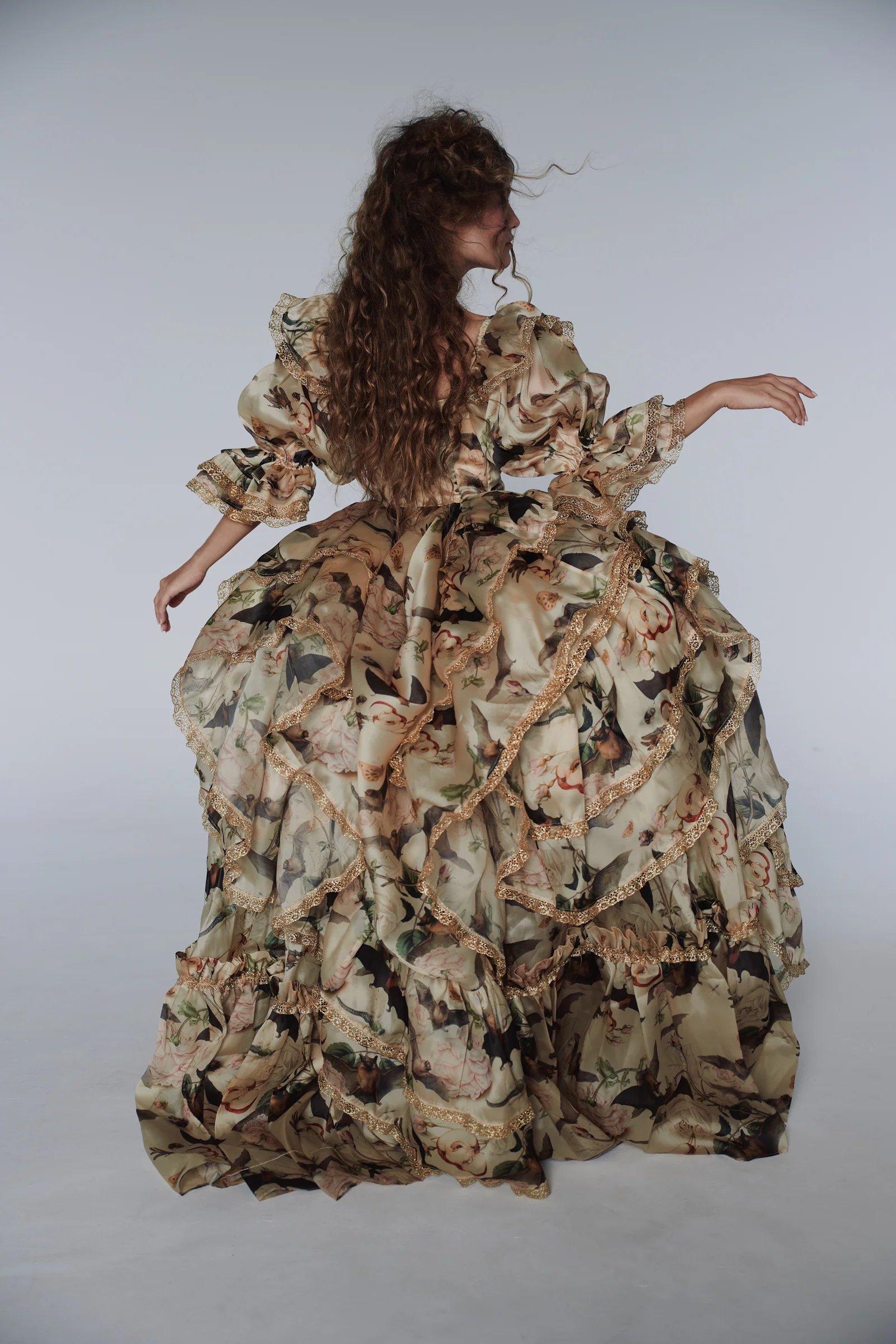 The Bats and the Bees Silk Courtesan Gown - Image 33