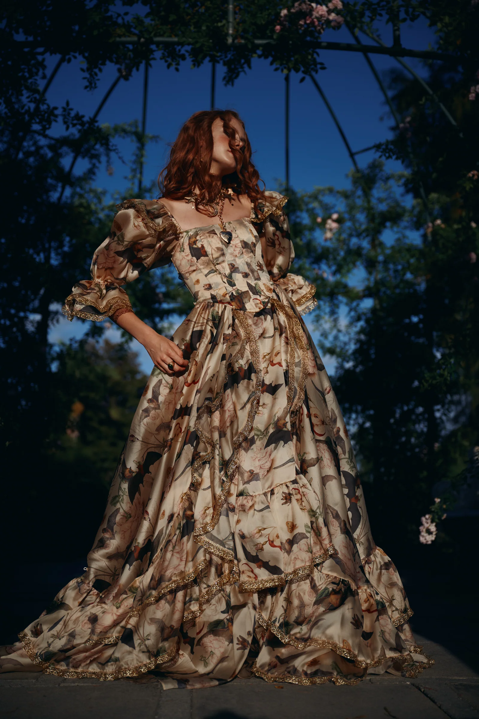 The Bats and the Bees Silk Courtesan Gown - Image 39