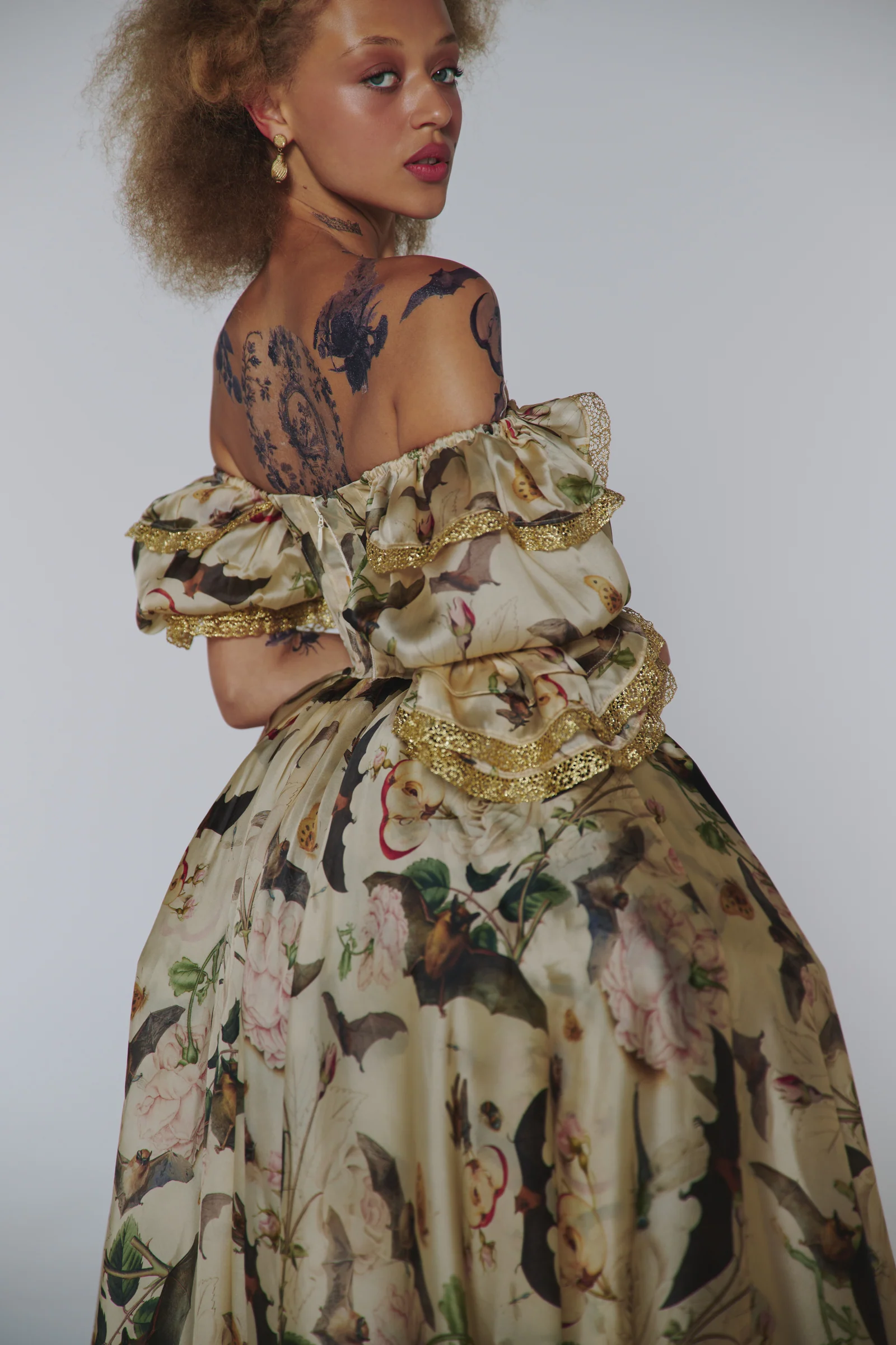 The Bats and the Bees Silk Courtesan Gown - Image 6