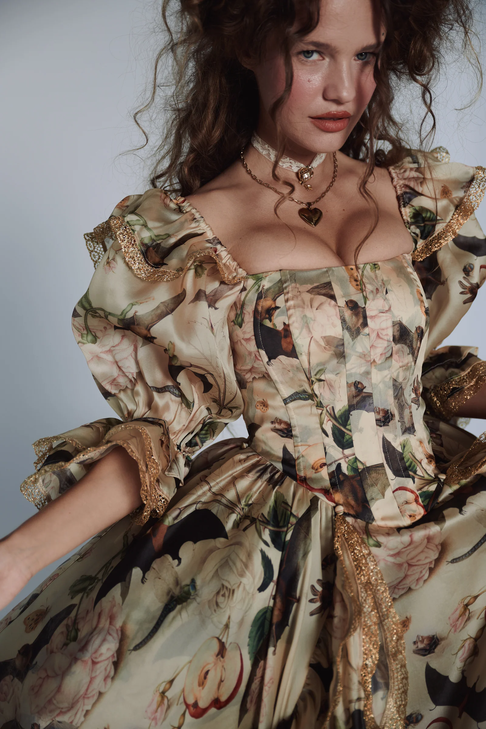 The Bats and the Bees Silk Courtesan Gown - Image 8