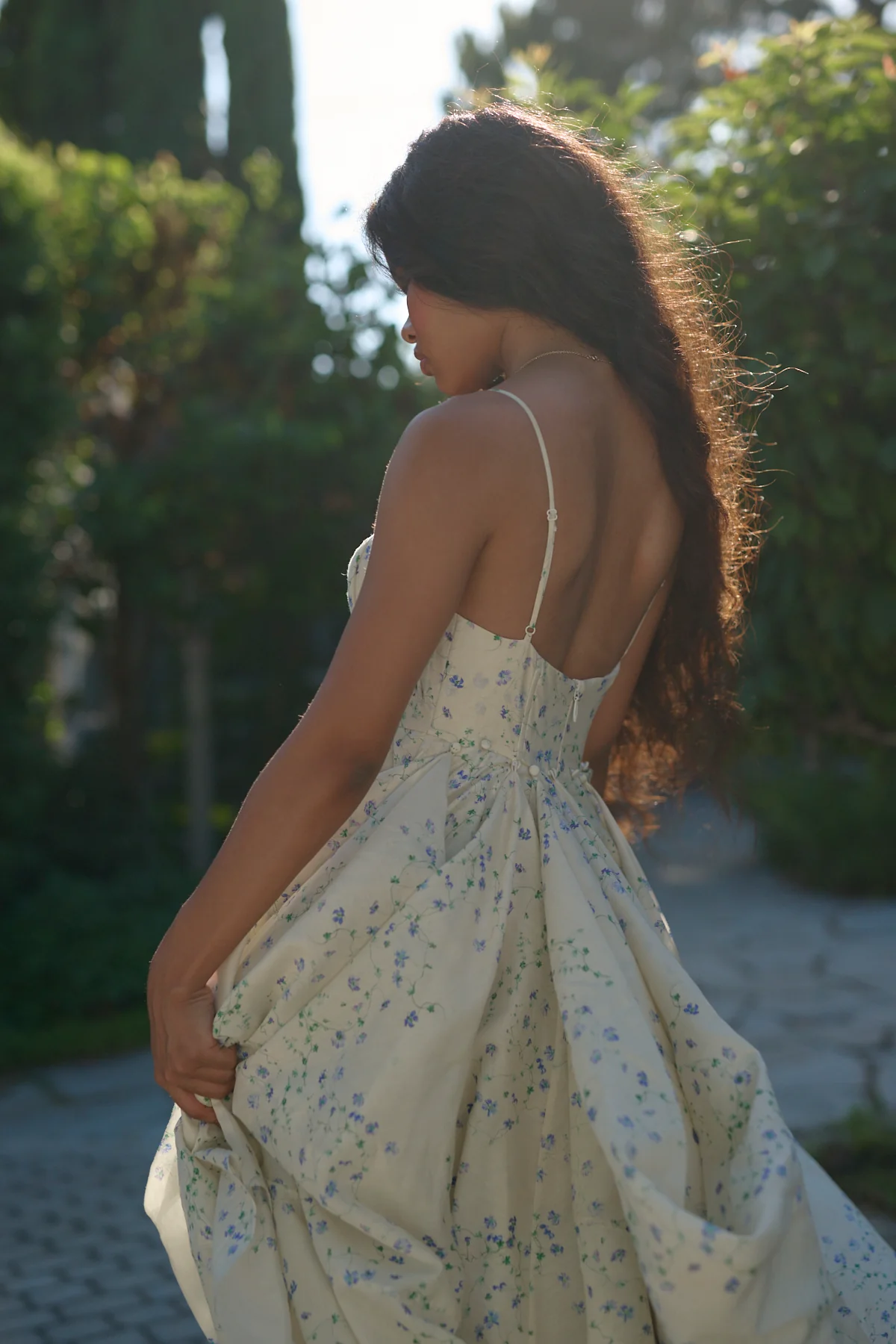 The Blue Vine Roman Holiday Gown - Image 19