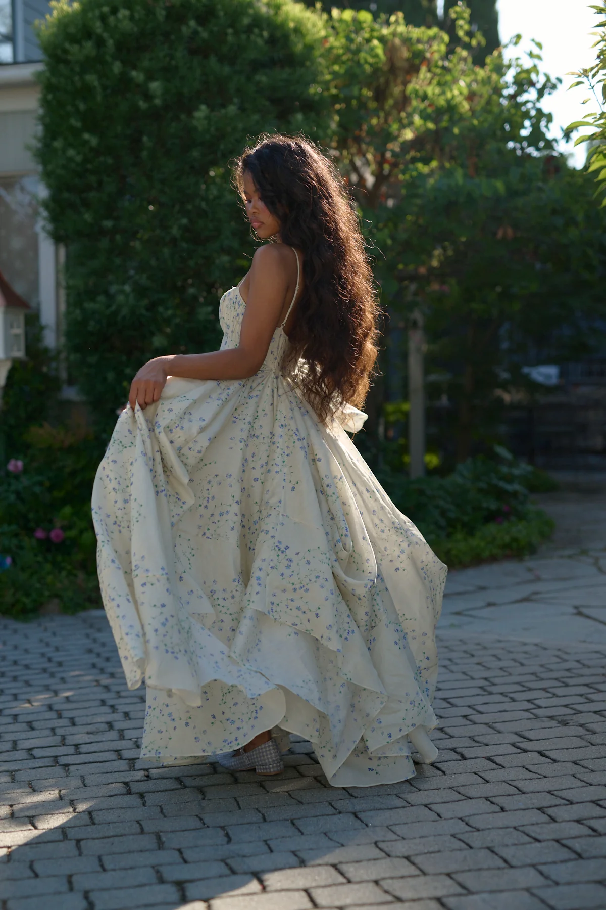 The Blue Vine Roman Holiday Gown - Image 7