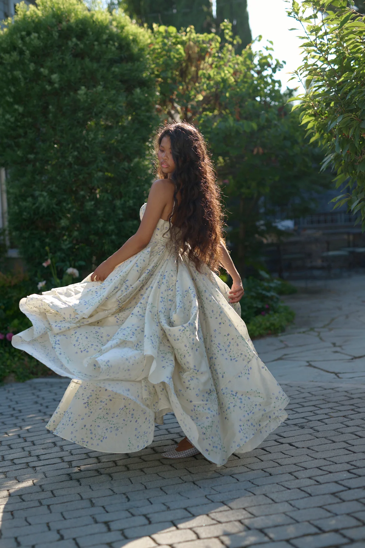 The Blue Vine Roman Holiday Gown - Image 8