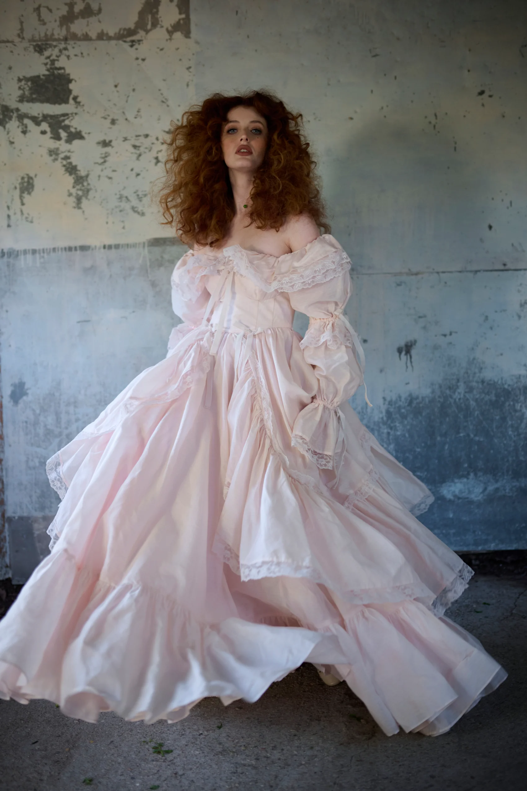 The Blush Silk Organdy Waltz Gown - Image 18