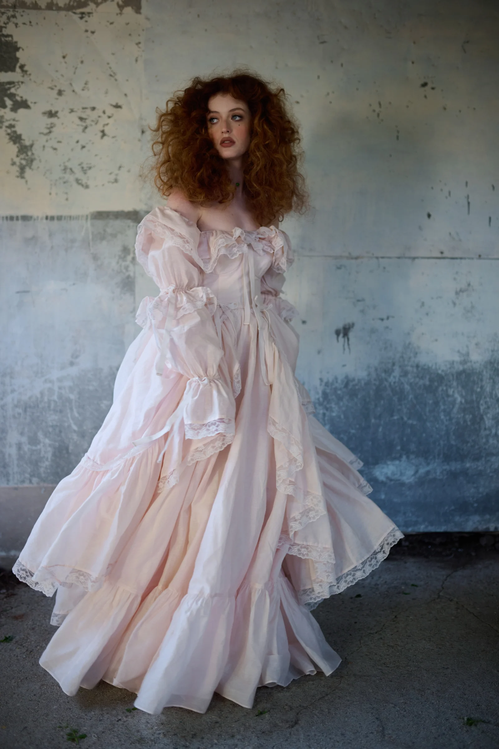 The Blush Silk Organdy Waltz Gown - Image 23