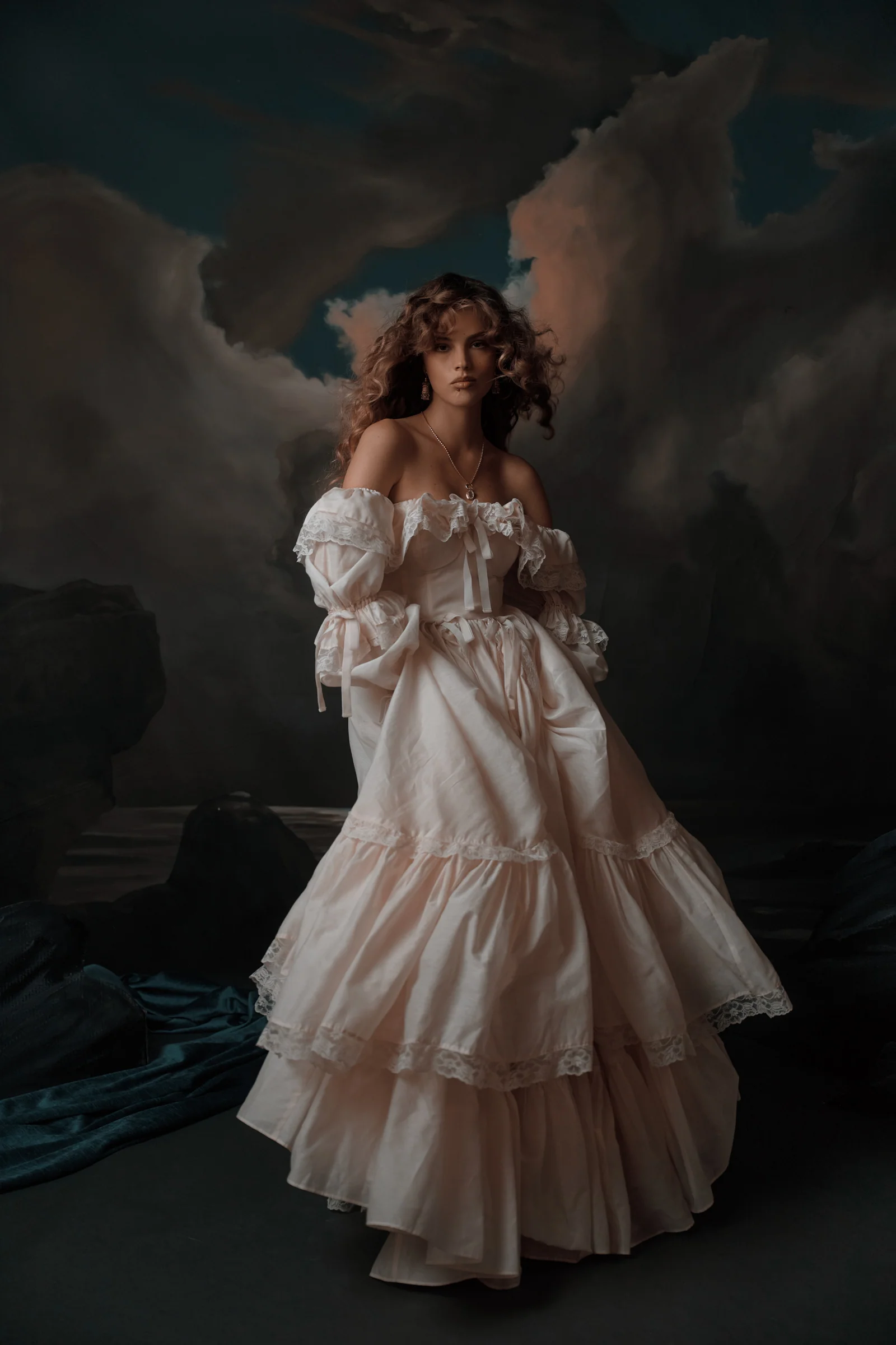 The Blush Silk Organdy Waltz Gown - Image 25
