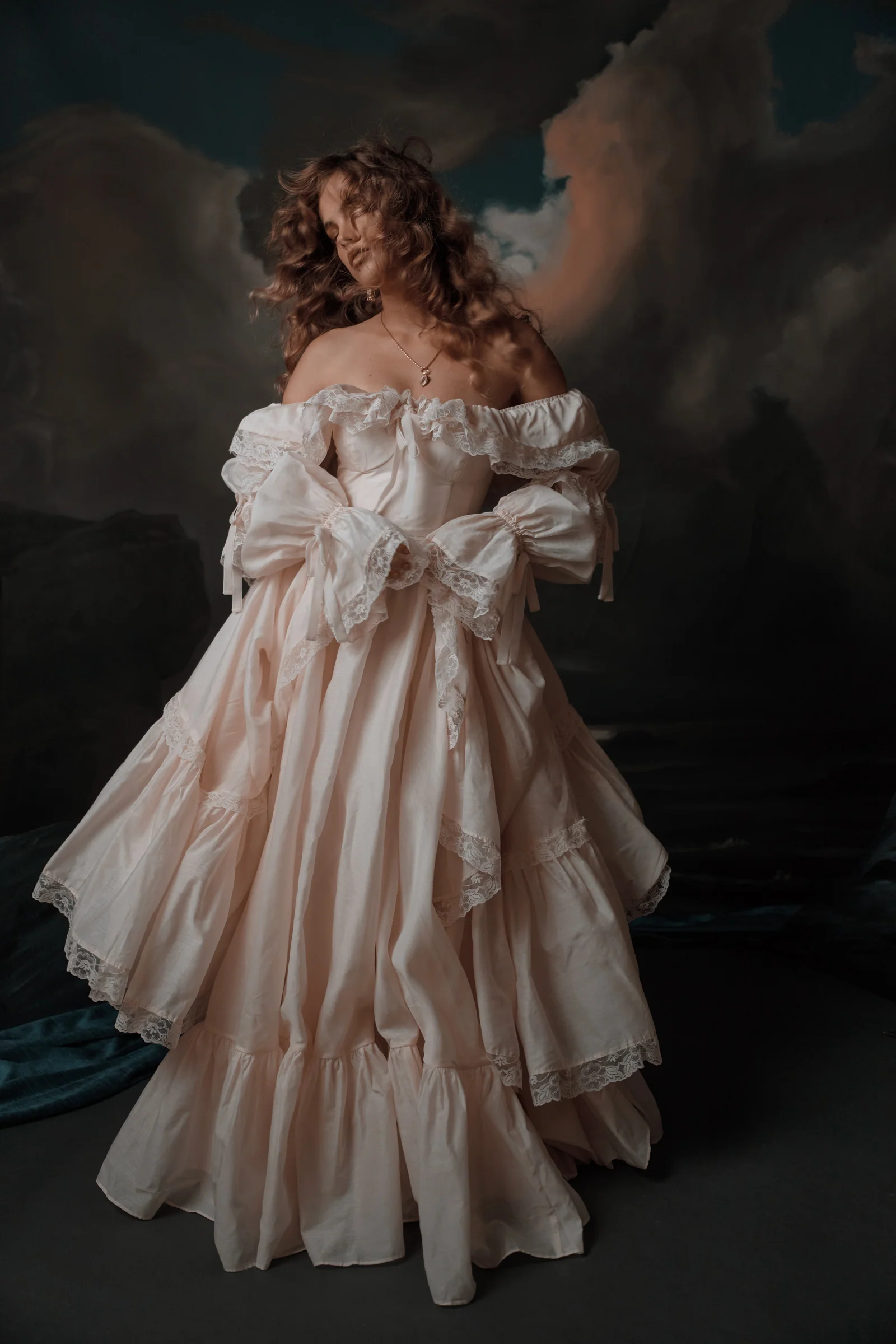 The Blush Silk Organdy Waltz Gown - Image 4