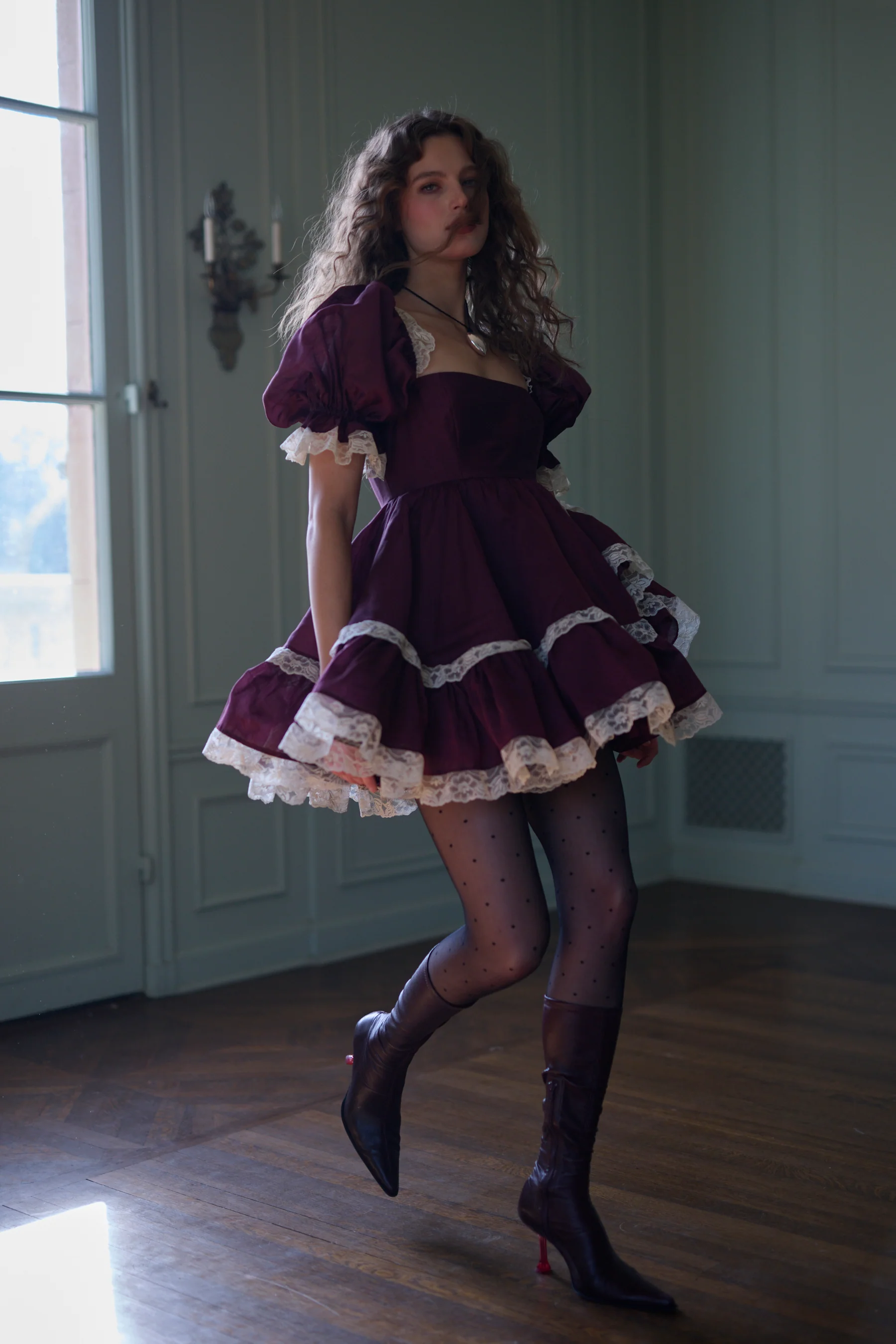 The Bordeaux Martini Dress - Image 10