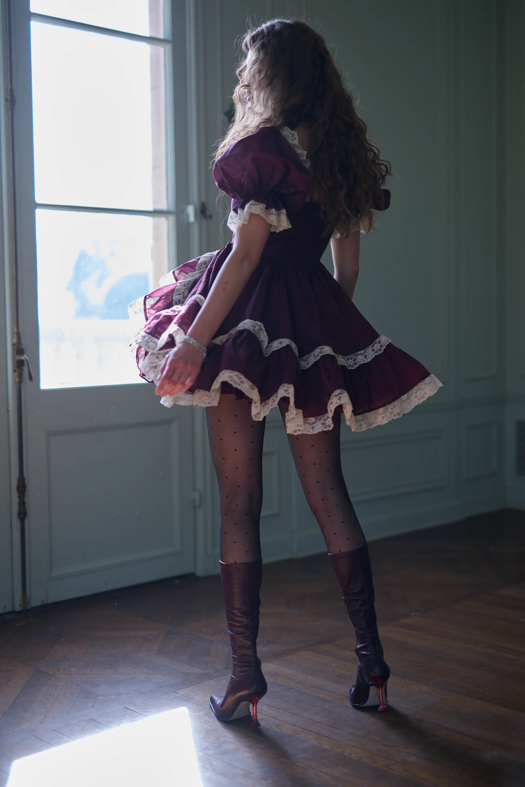 The Bordeaux Martini Dress - Image 5