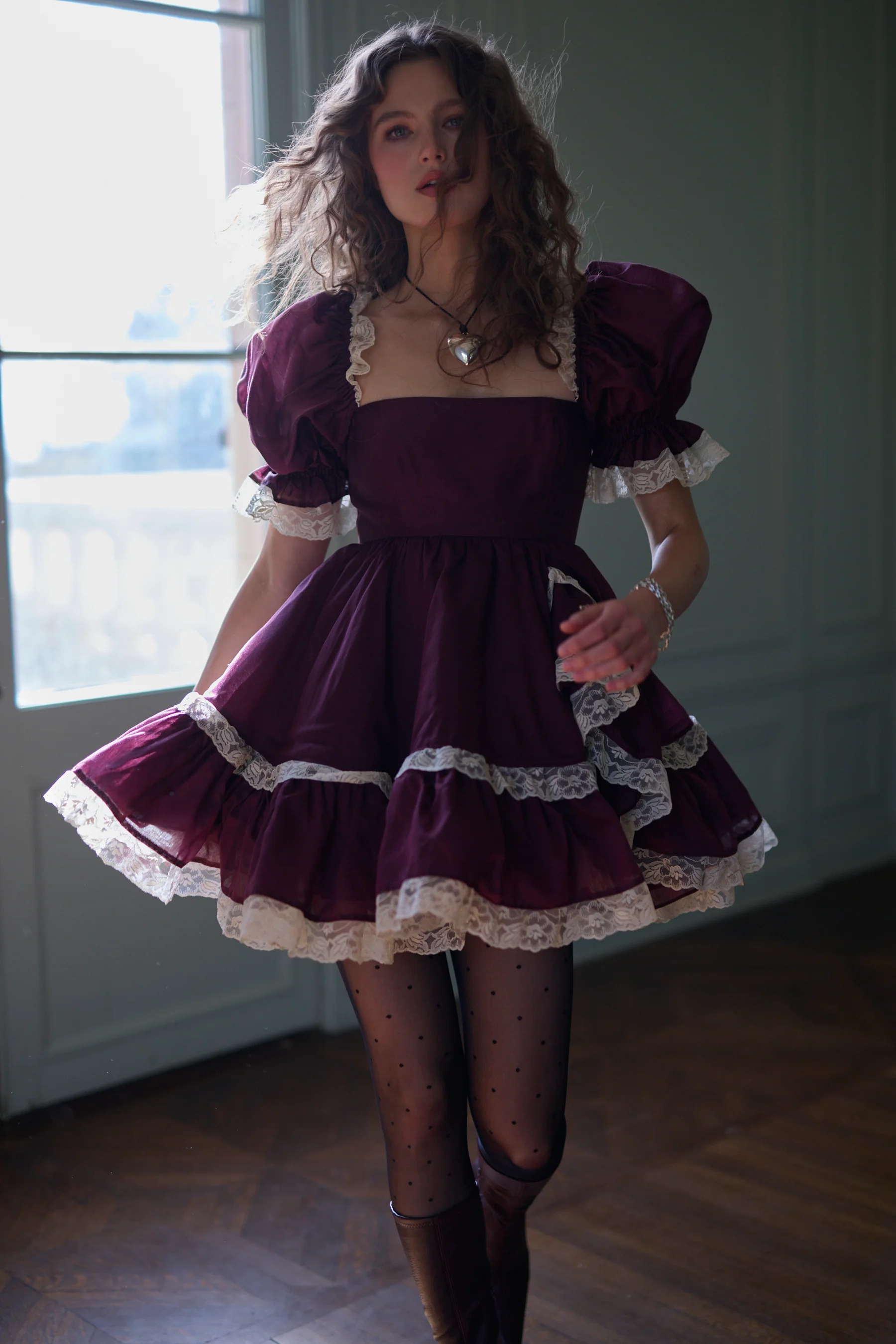 The Bordeaux Martini Dress - Image 8