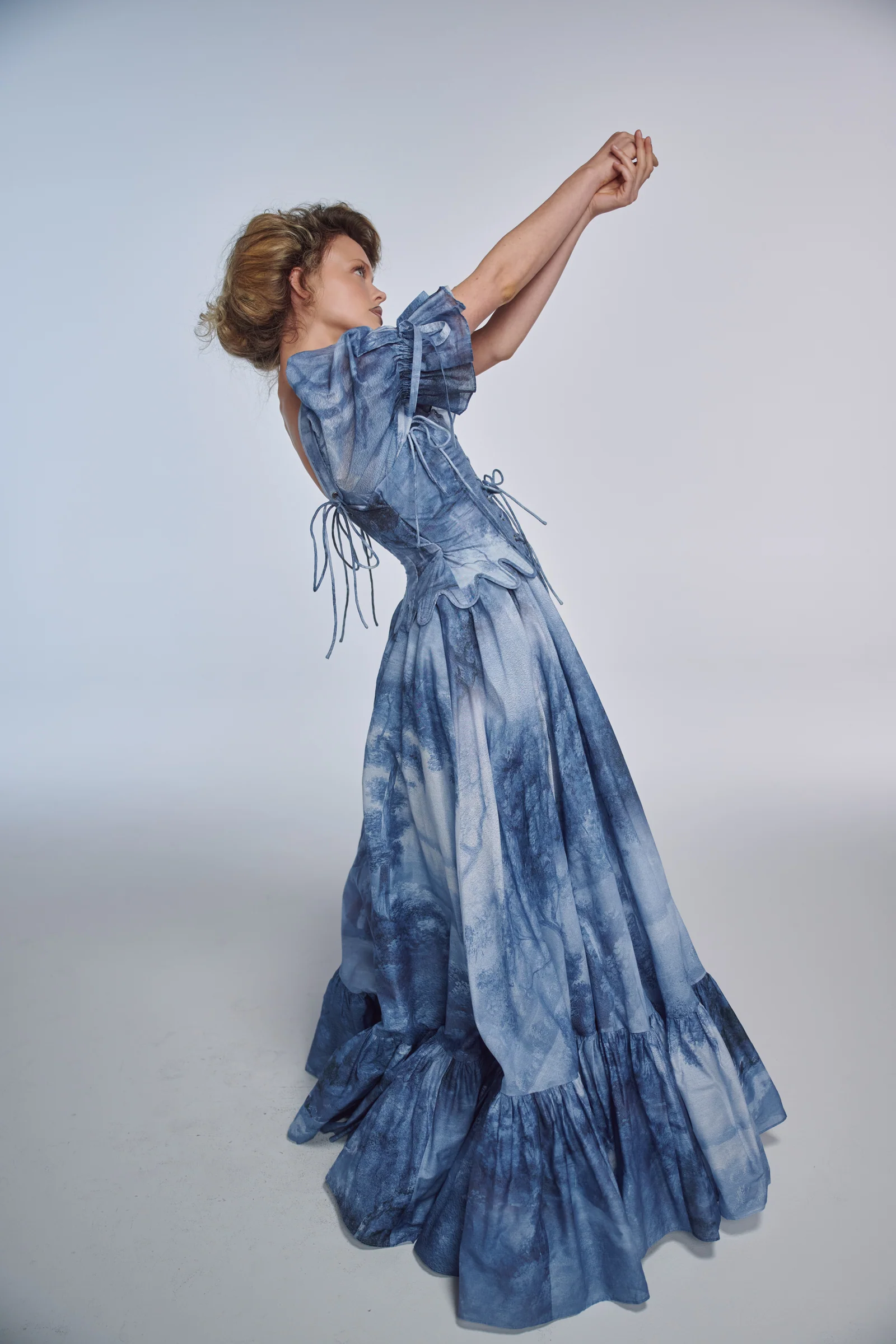 The British Toile Landscape Shipwrecked Corset - Image 5