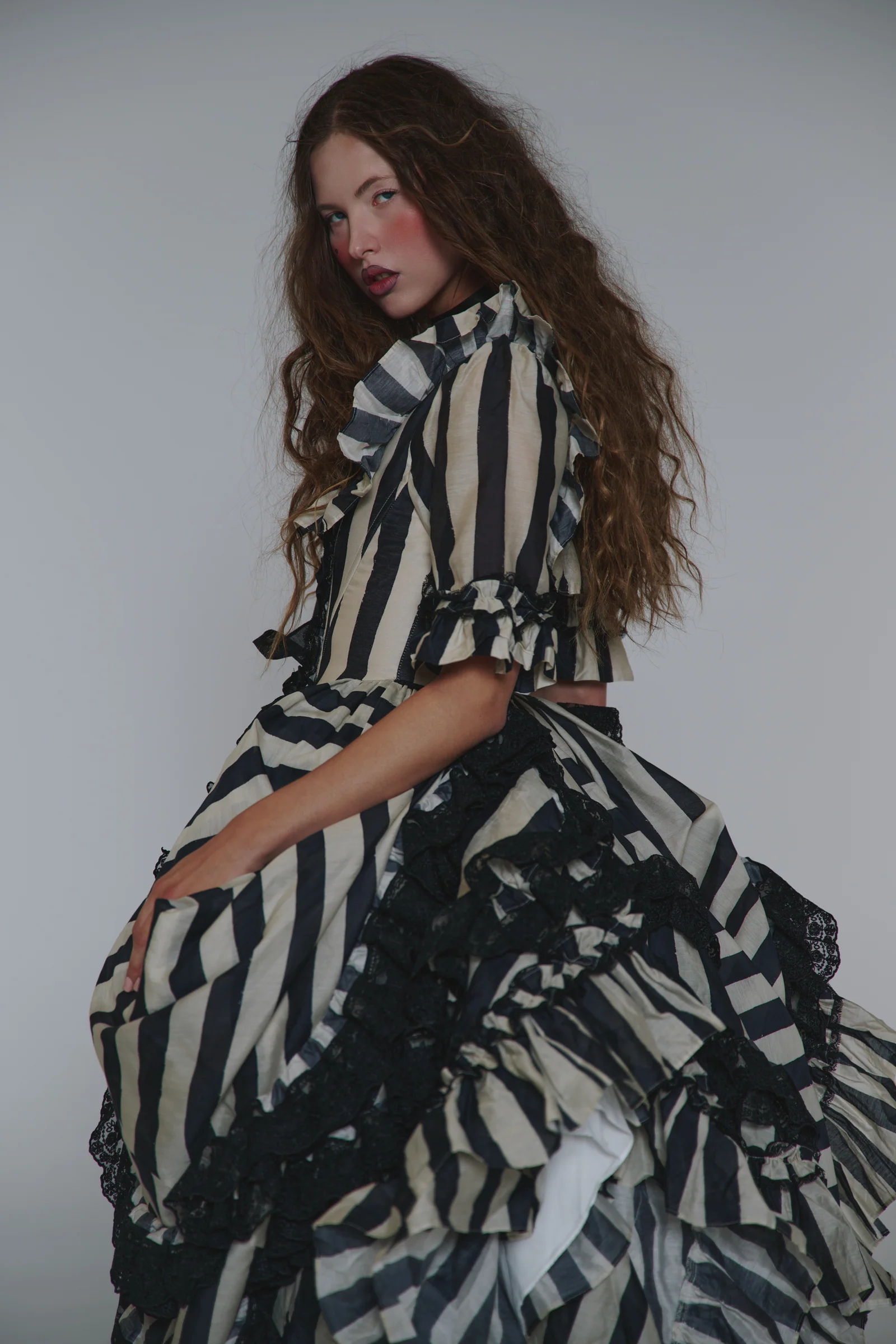 The Buccaneer Silk Organdy Antoinette Gown - Image 11