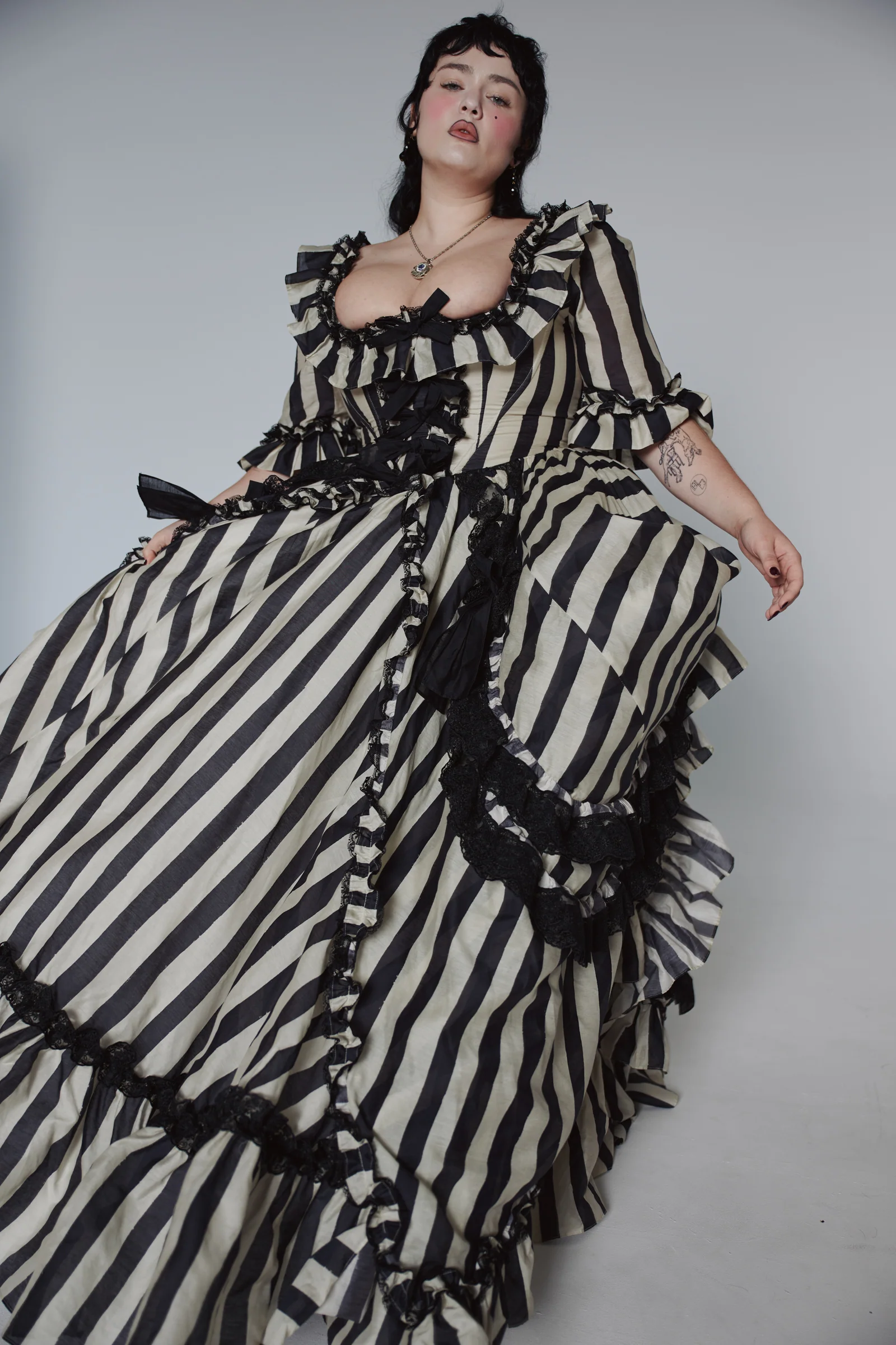 The Buccaneer Silk Organdy Antoinette Gown - Image 17