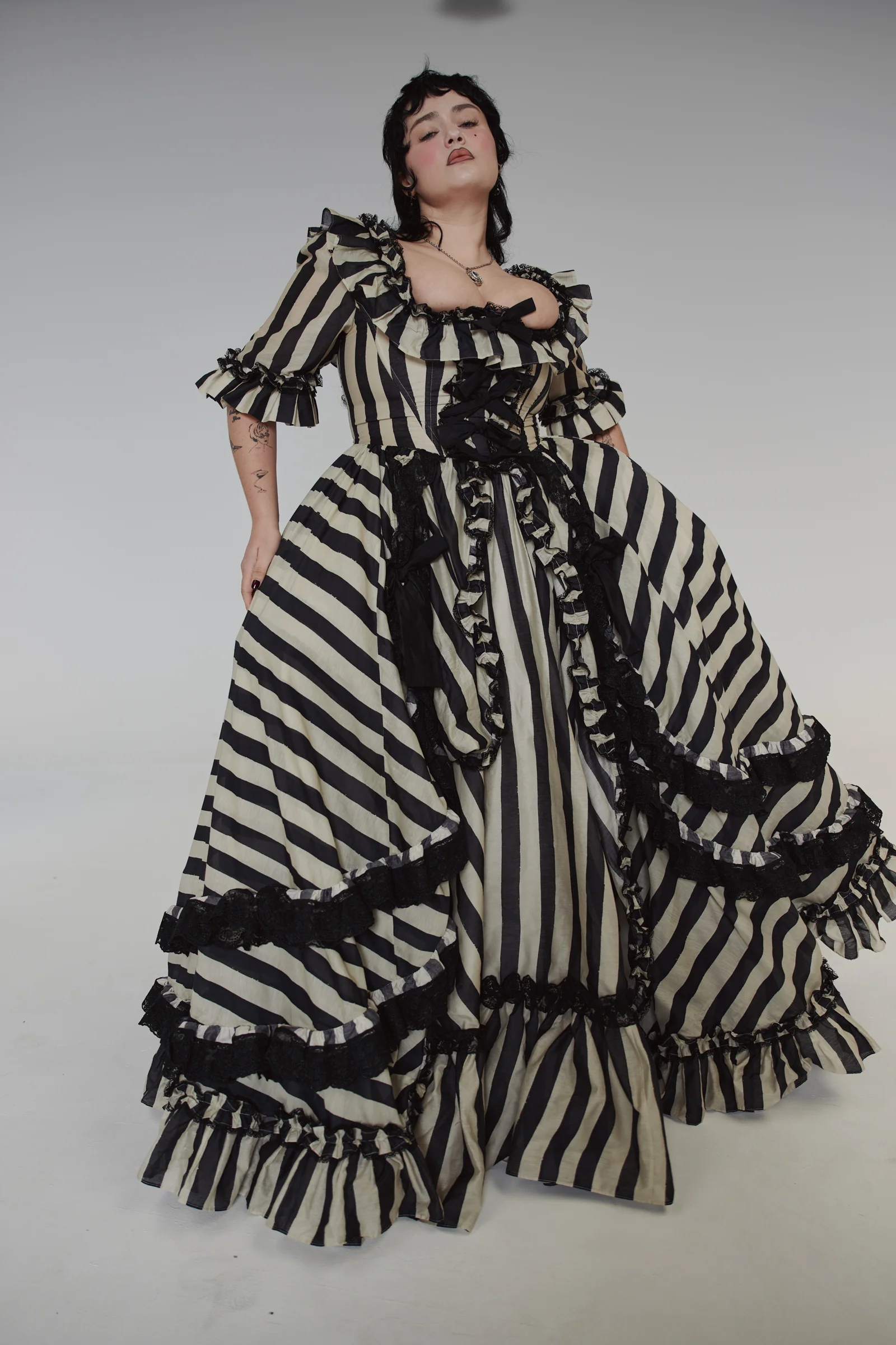 The Buccaneer Silk Organdy Antoinette Gown - Image 18