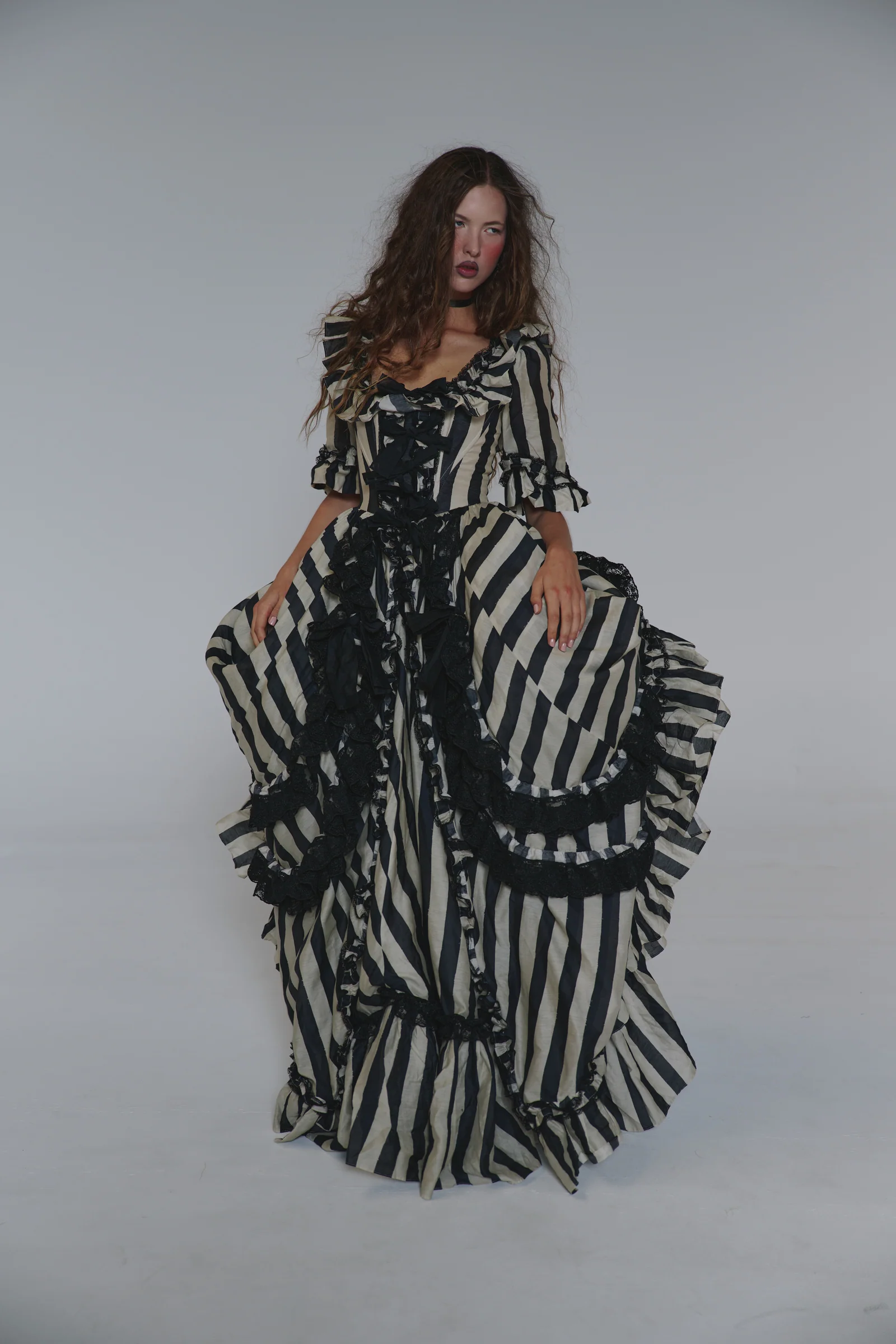 The Buccaneer Silk Organdy Antoinette Gown - Image 20