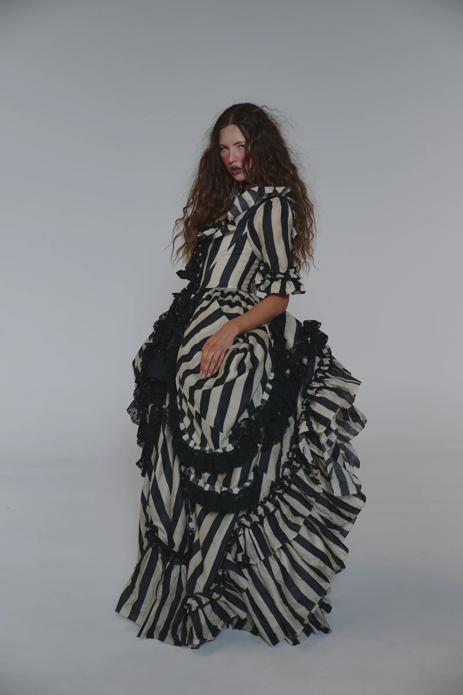 The Buccaneer Silk Organdy Antoinette Gown - Image 21