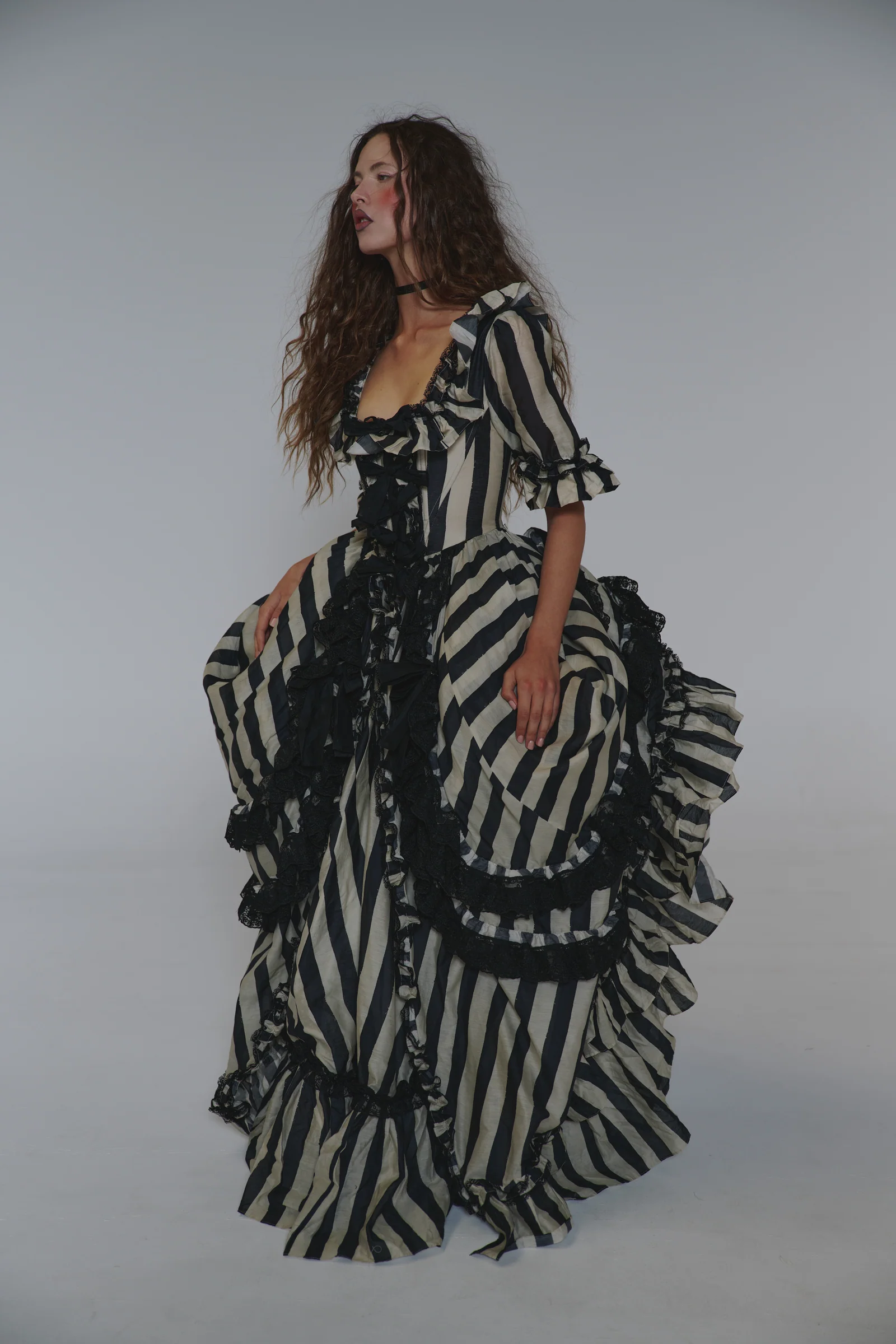 The Buccaneer Silk Organdy Antoinette Gown - Image 23
