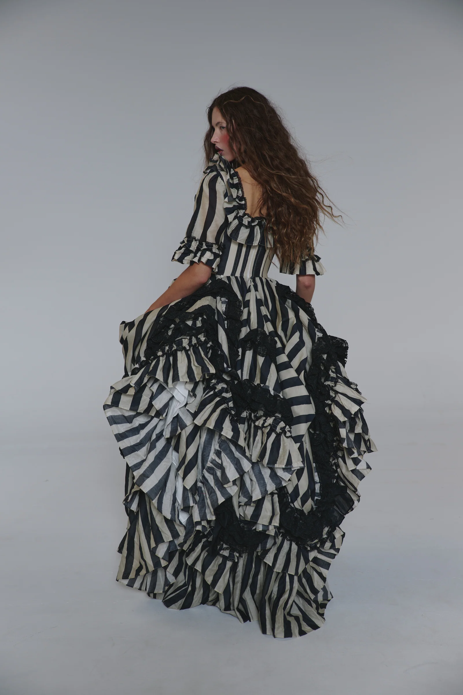 The Buccaneer Silk Organdy Antoinette Gown - Image 25