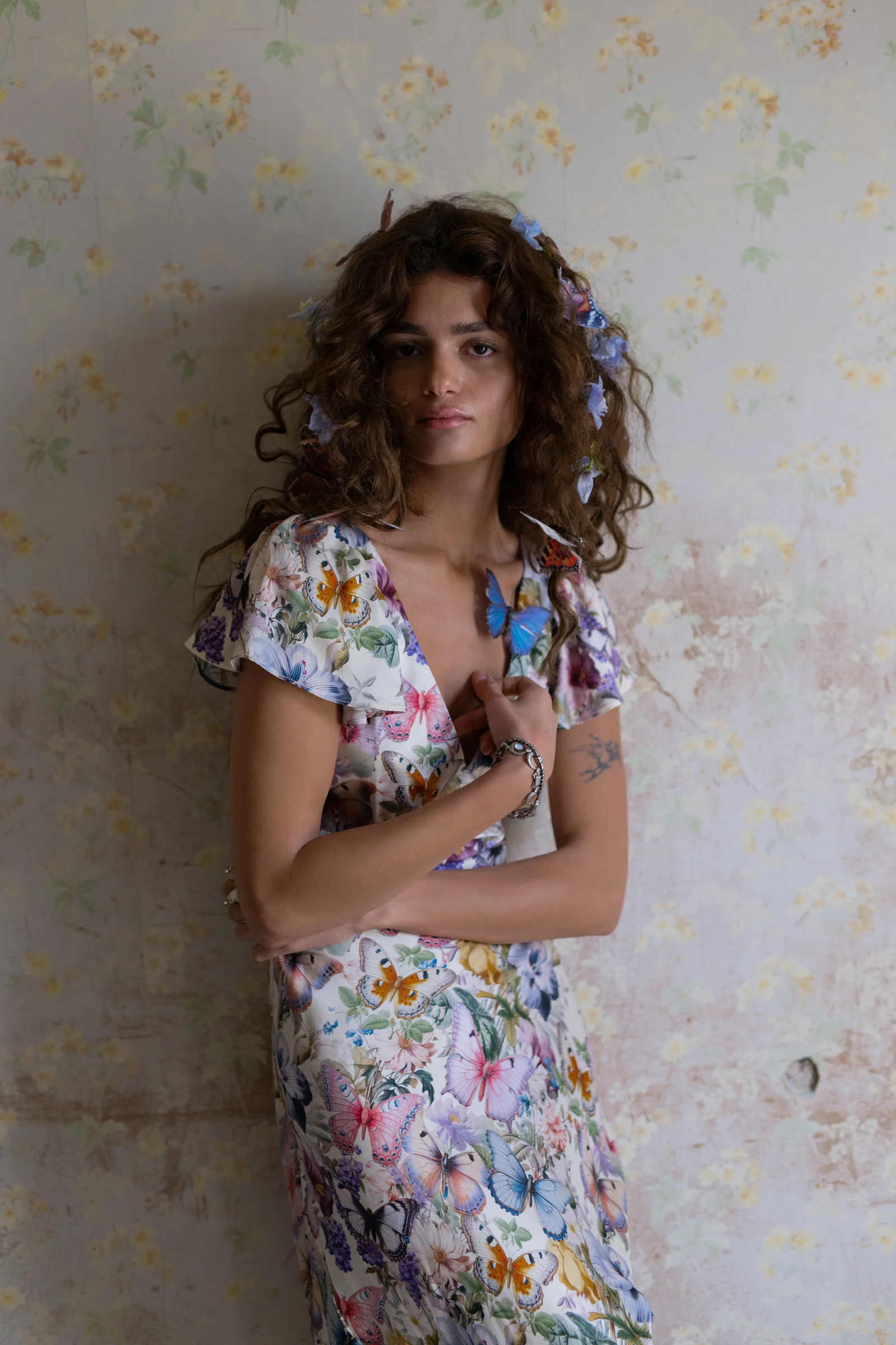 The Butterfly Botanics Flutter Slip Dress - Image 7