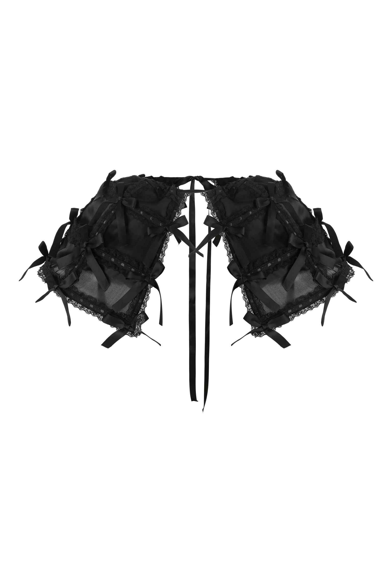 The Silk Satin Caviar Gossamer Pannier - Image 2