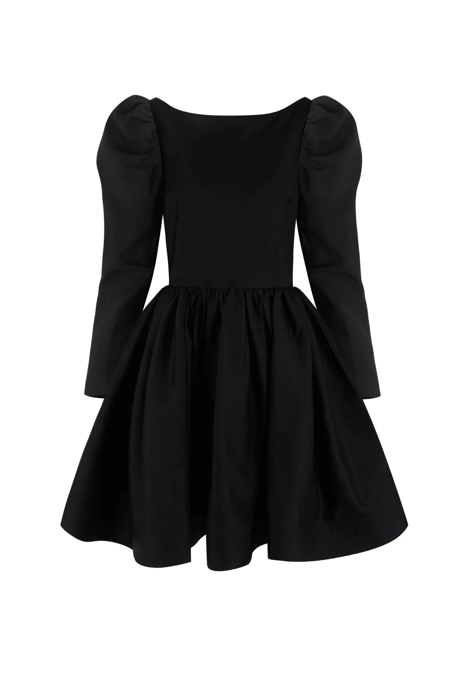 Silk Wool Party Dress - Image 5