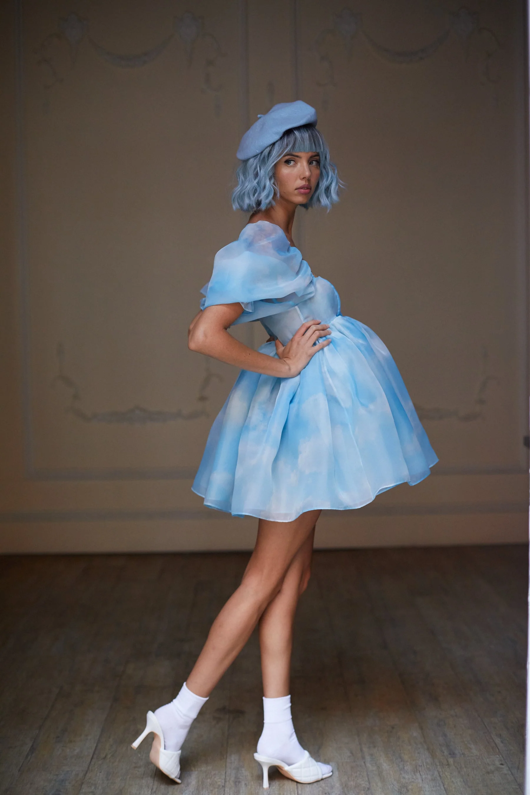 Head in the Clouds Puff Dress - Image 6