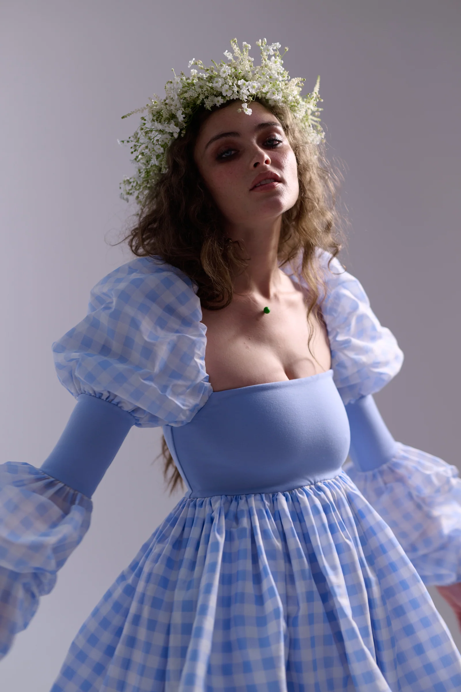 The Dairy Gingham Barre Dress - Image 3