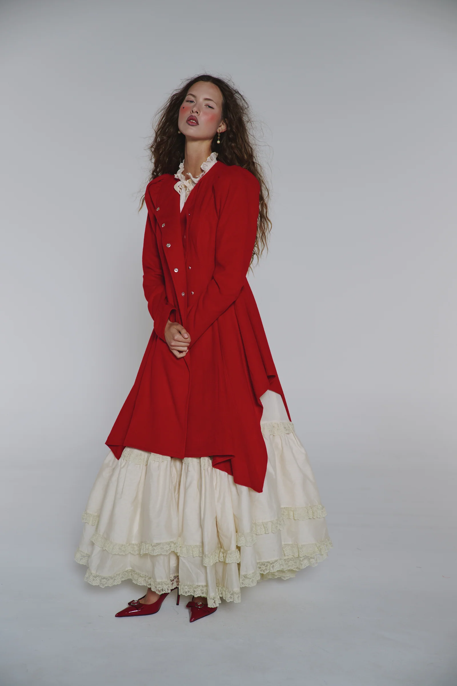 The Revolt Red Romantic Coat - Image 18