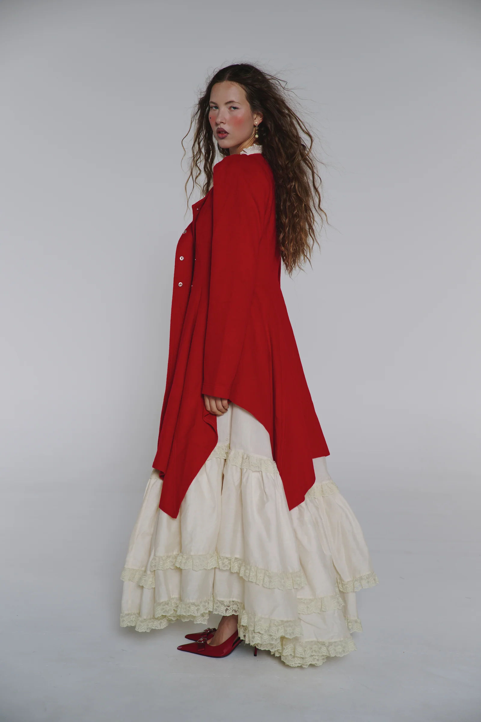 The Revolt Red Romantic Coat - Image 19