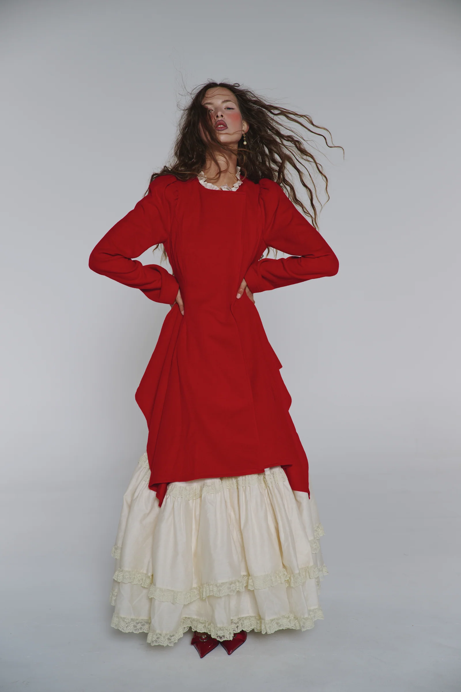 The Revolt Red Romantic Coat - Image 22