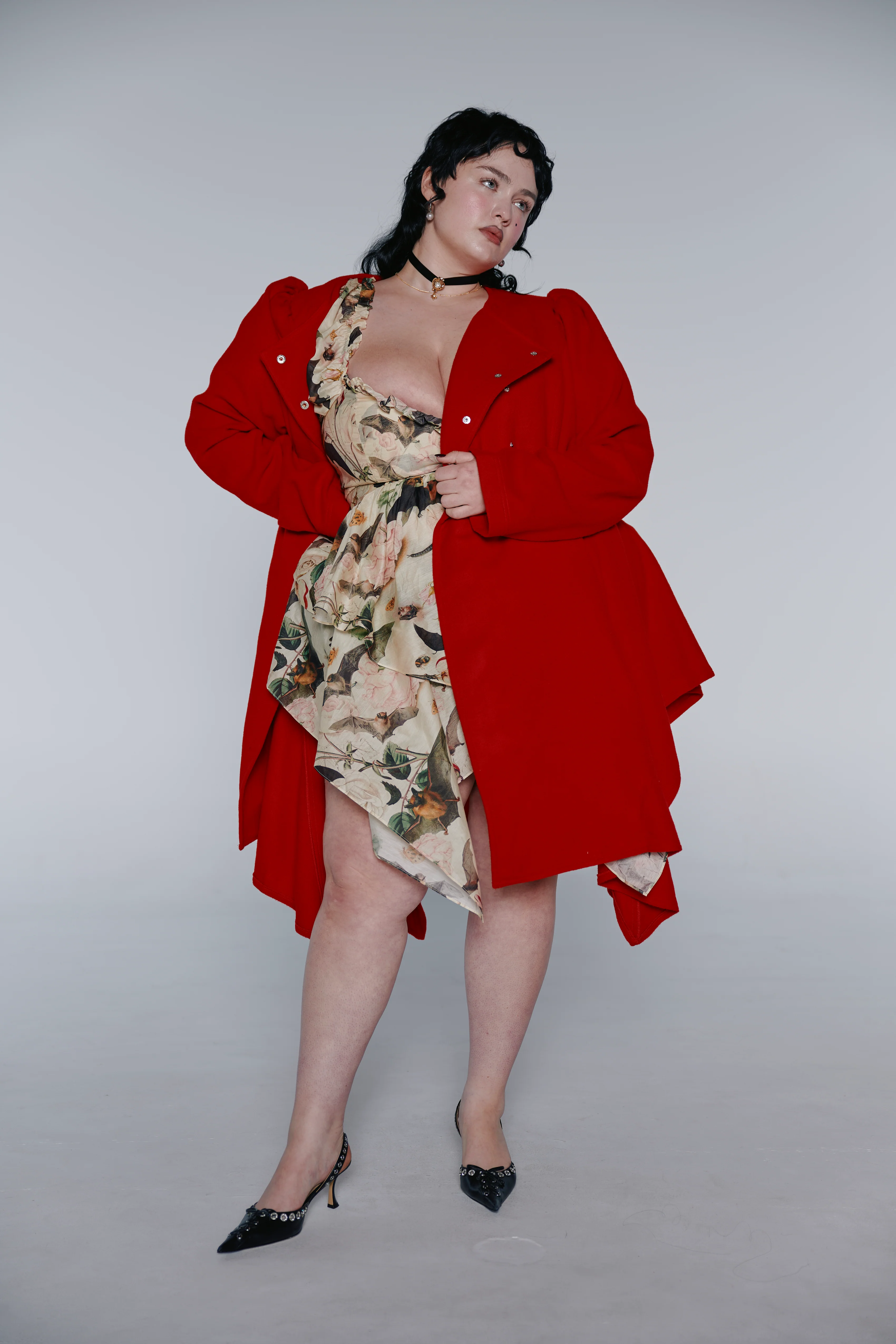 The Revolt Red Romantic Coat - Image 4
