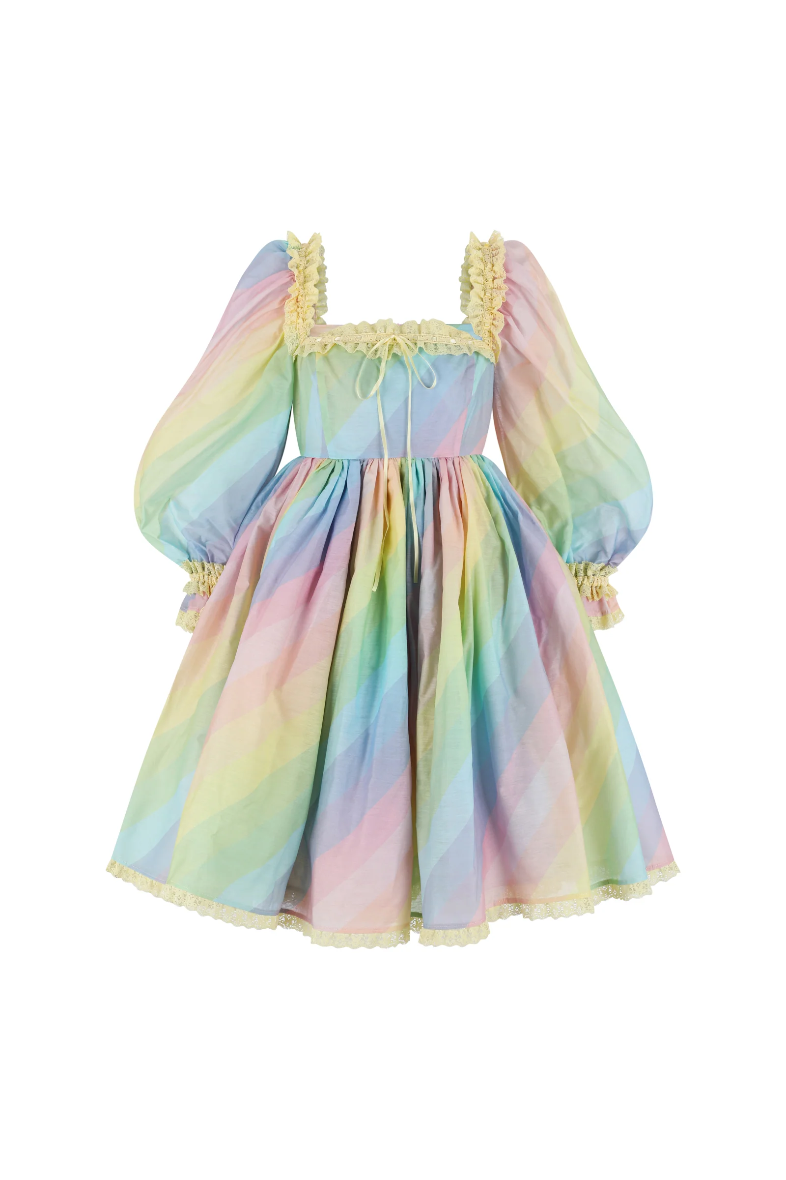 The End Of The Rainbow Gossamer Puff Dress - Image 4