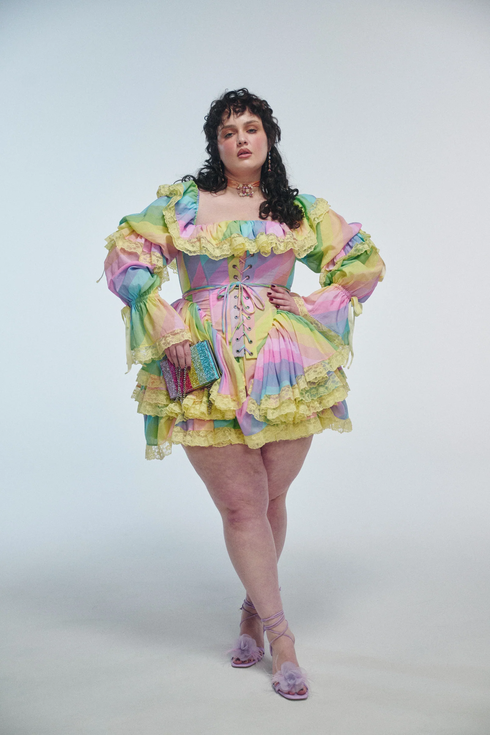 The End Of The Rainbow Victorian Corset - Image 4