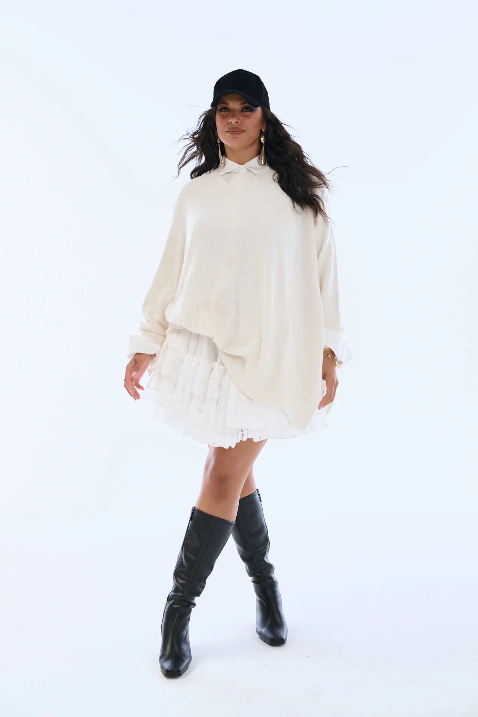 The Ivory Ballet Fuzz Sweater - Image 16
