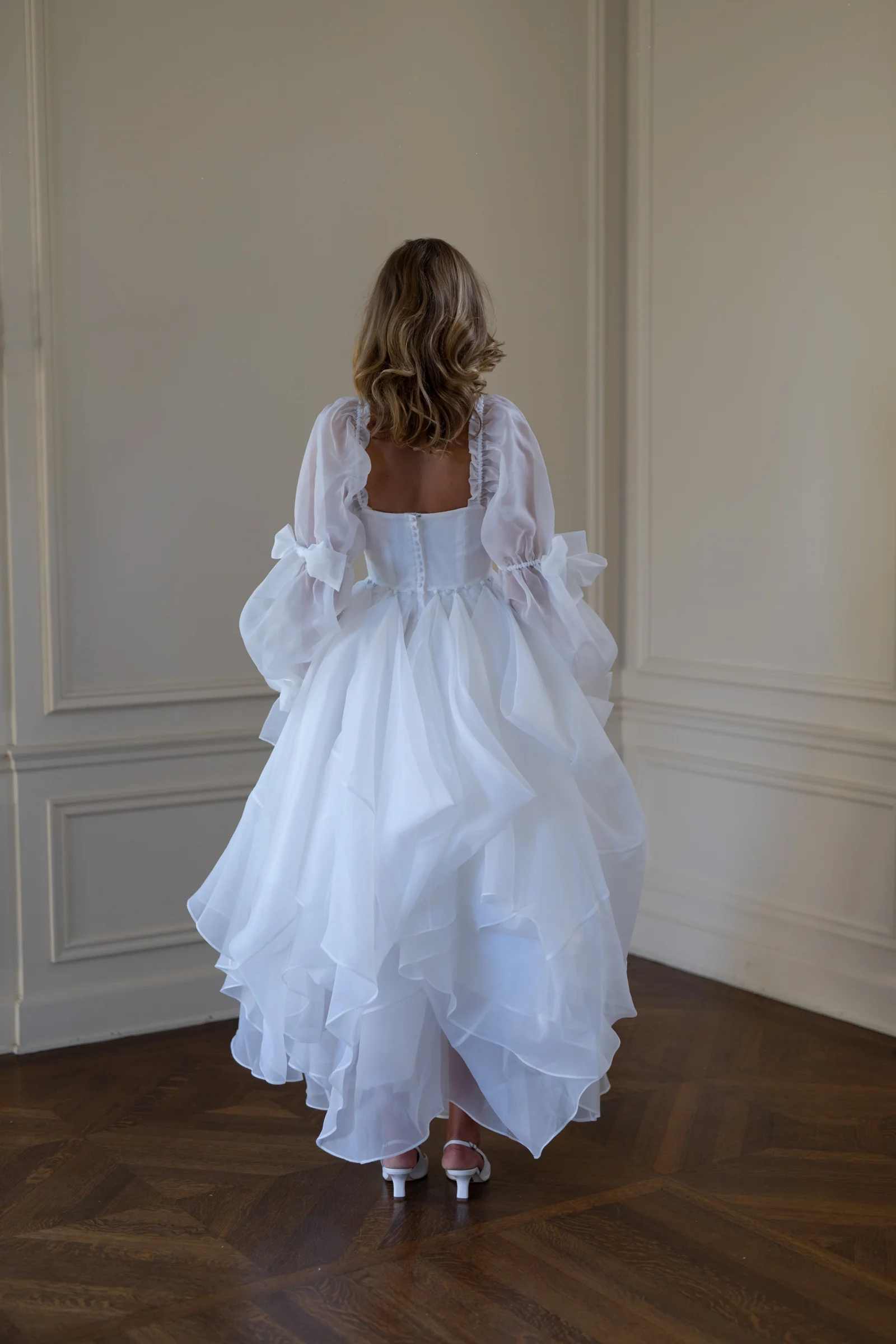 The Ivory Capulet Gown - Image 17