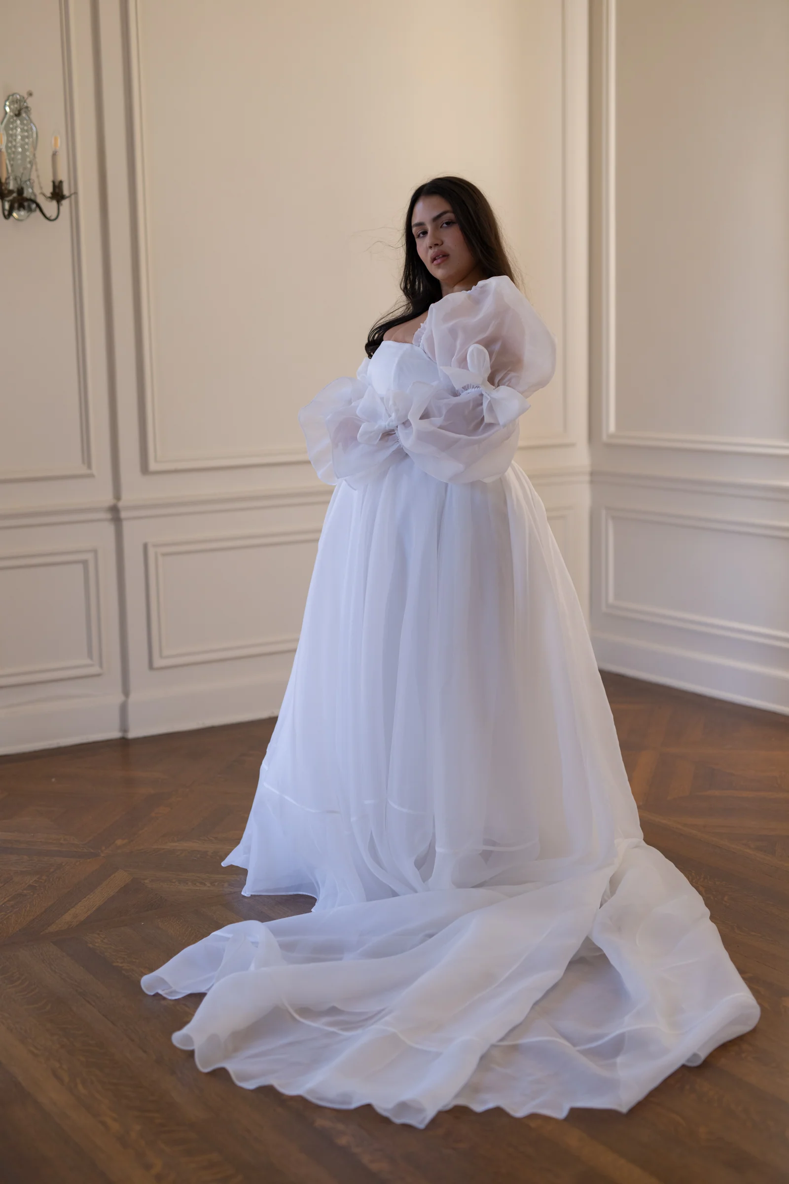The Ivory Capulet Gown - Image 20